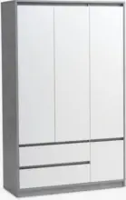 JYSK JYSK Гардероб BILLUND 119x193 бял/цвят бетон - до 15-05-26