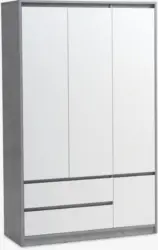 JYSK Dulap BILLUND 119x193 alb/ciment