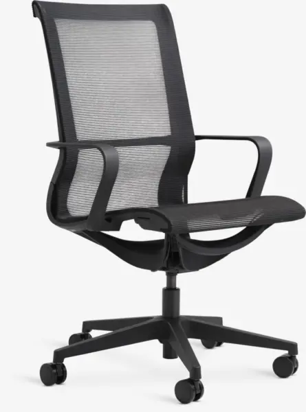 JYSK Scaun birou FOLBY plasă neagră