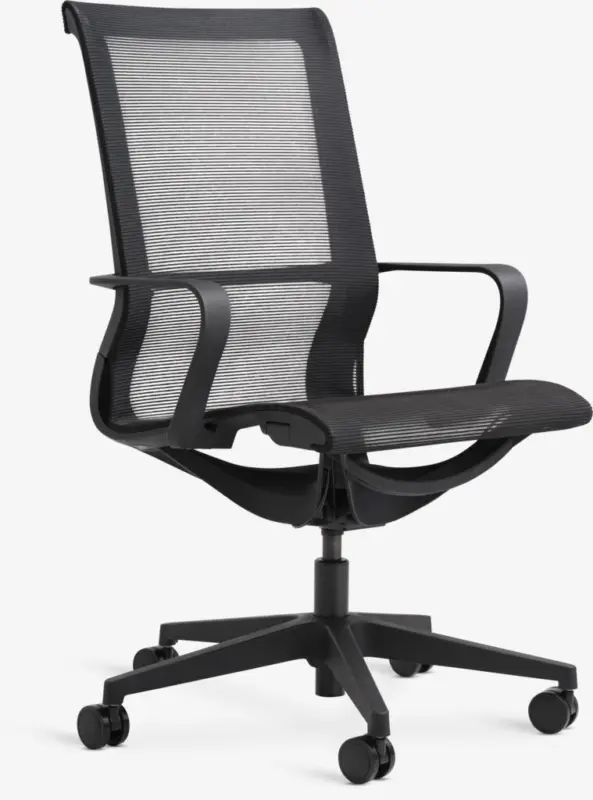 JYSK Scaun birou FOLBY plasă neagră