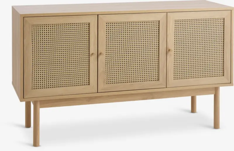 JYSK Bufet HALMSTAD 3 uși stejar cald