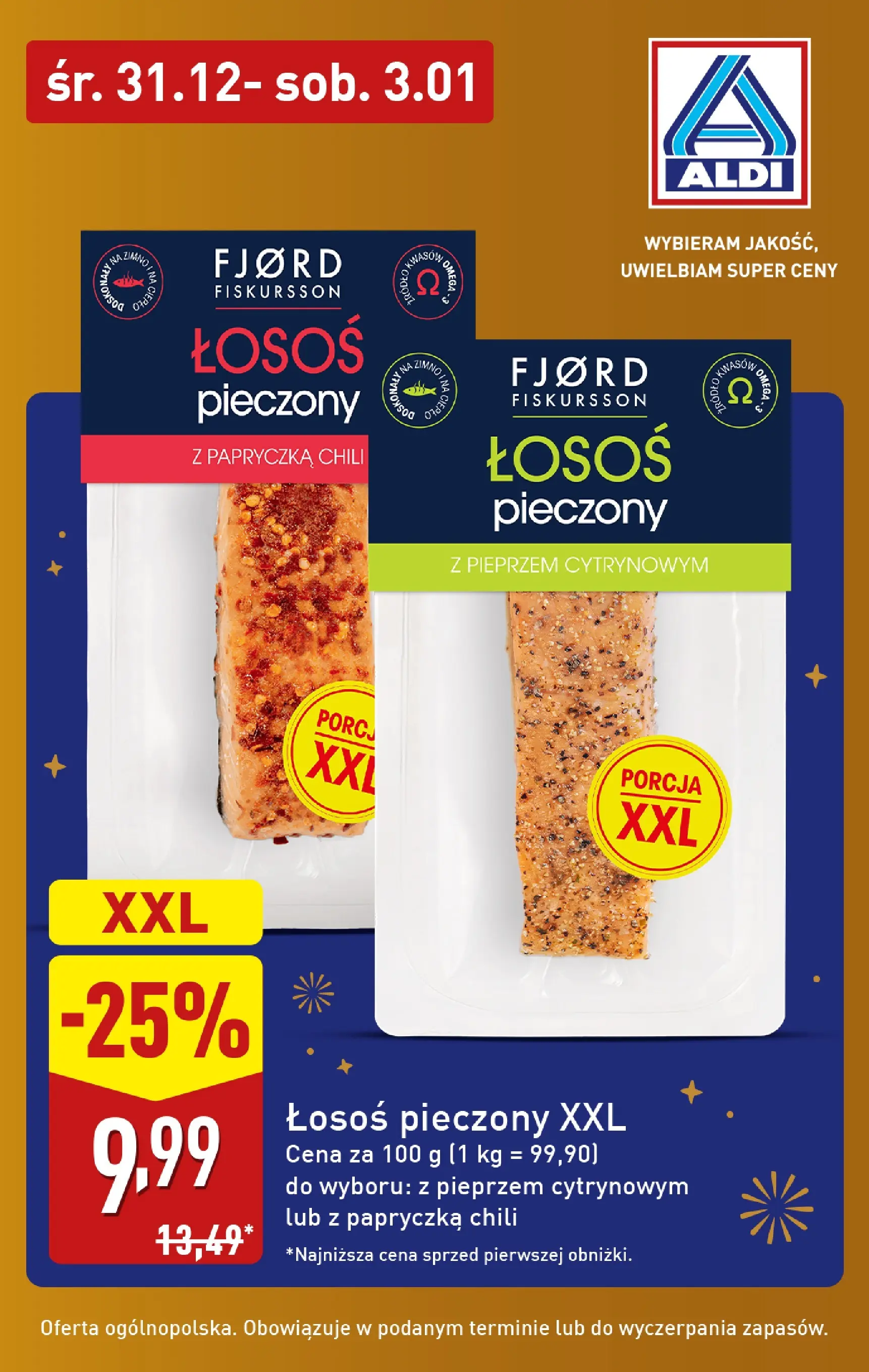 Aldi - Przywitaj Nowy Rok z ALDI! od 31.12.2025 - Ulotka PDF, promocje | Strona: 4 | Produkty: Chili, Łosoś