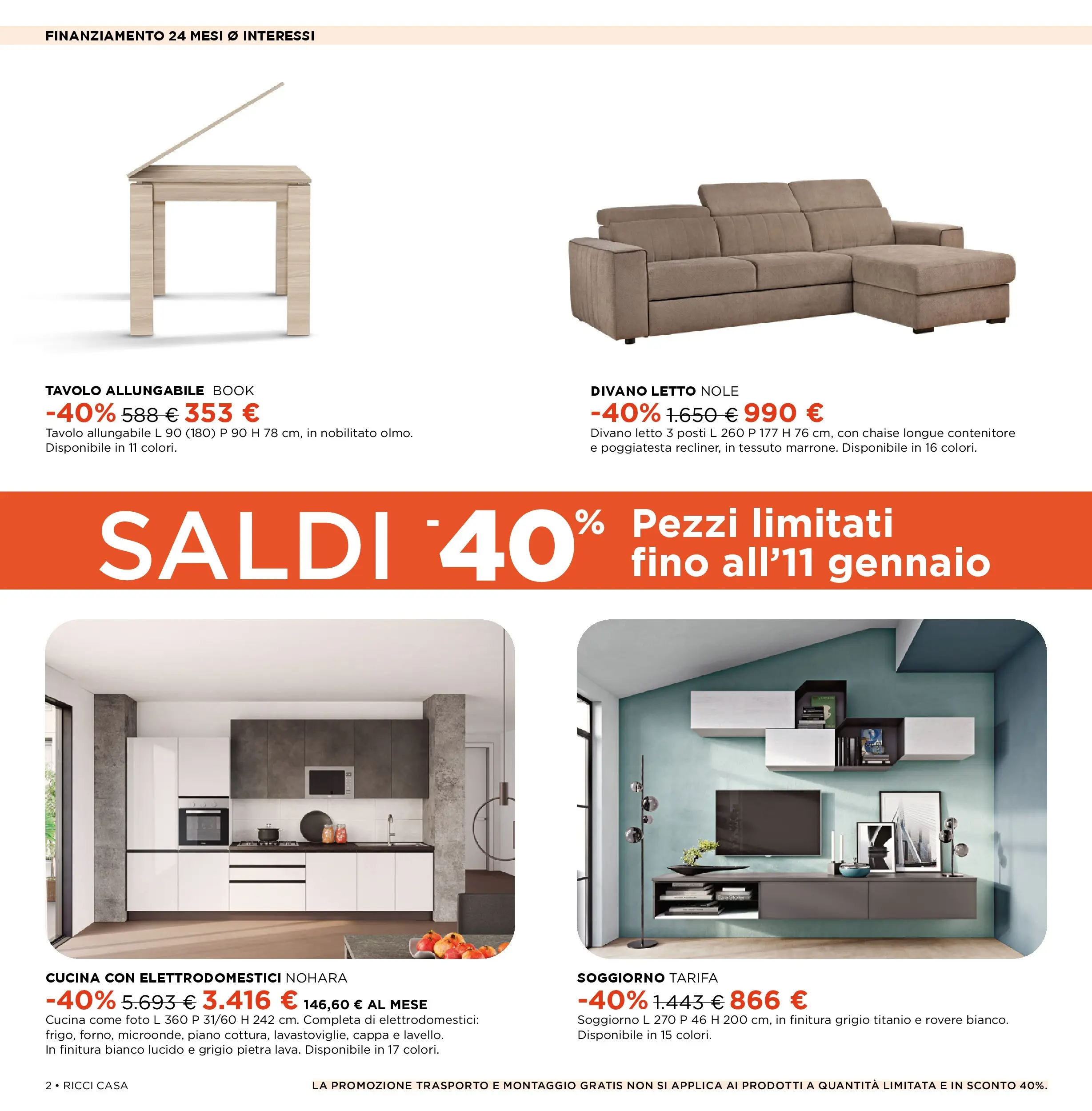 Nuovo Offerte - Saldi fino al 40% dal 04/01/2026 > offerte anteprima 🛍️ | Pagina: 2 | Prodotti: Divano letto, Letto, Divano, Tavolo