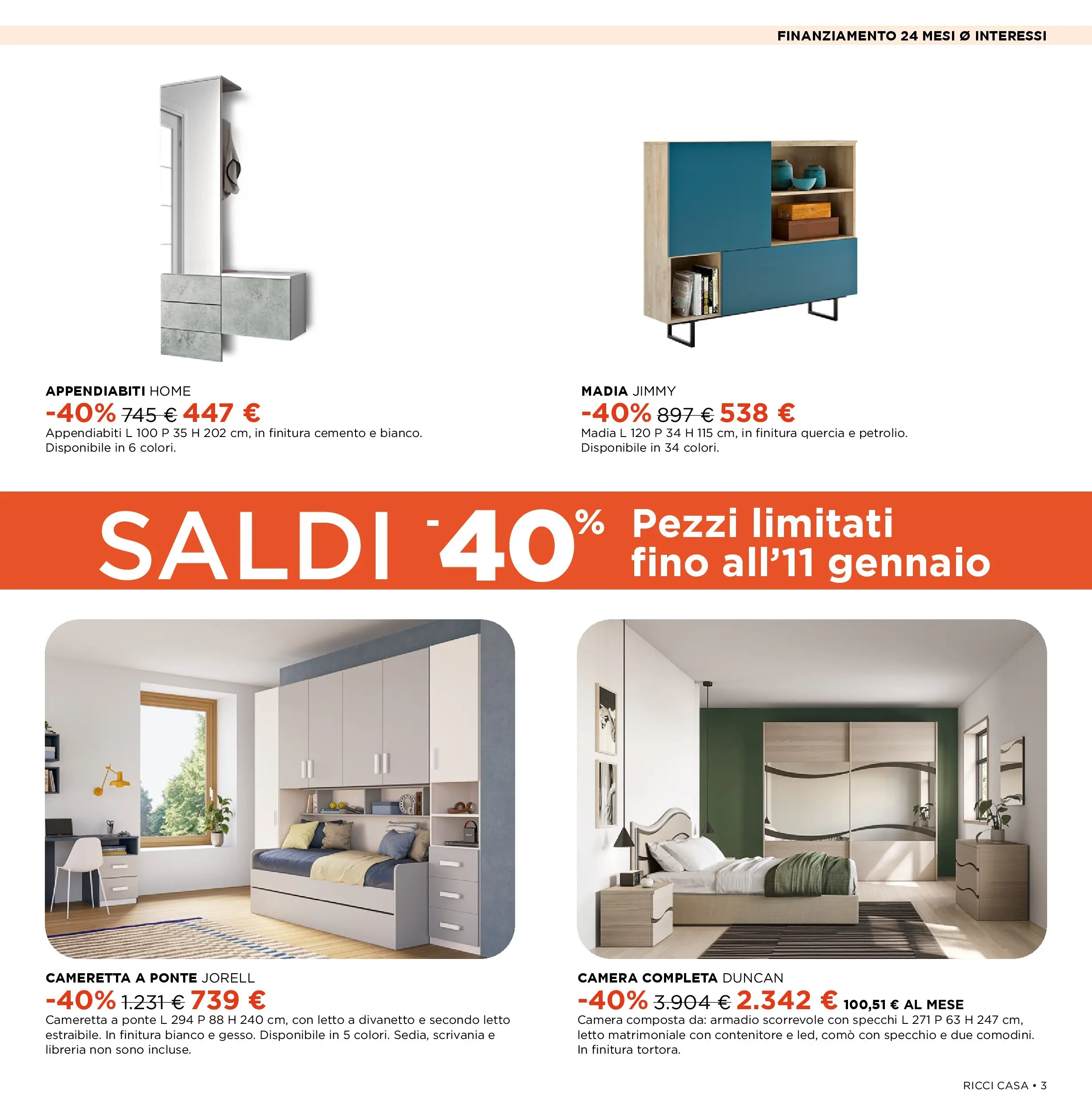 Nuovo Offerte - Saldi fino al 40% dal 04/01/2026 > offerte anteprima 🛍️ | Pagina: 3 | Prodotti: Libreria, Letto, Specchio, Appendiabiti