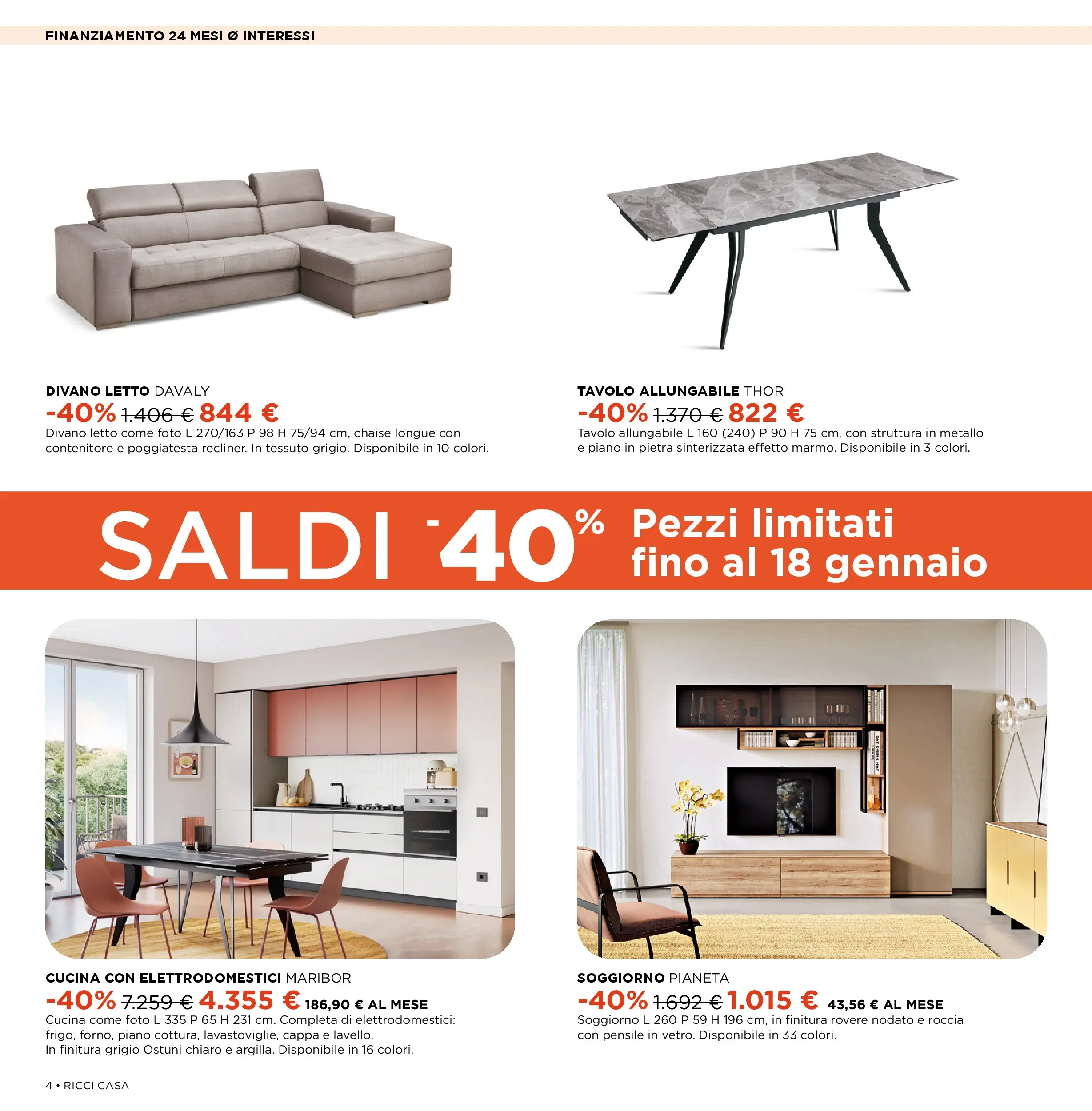 Nuovo Offerte - Saldi fino al 40% dal 04/01/2026 > offerte anteprima 🛍️ | Pagina: 4 | Prodotti: Divano letto, Contenitore, Divano, Tavolo