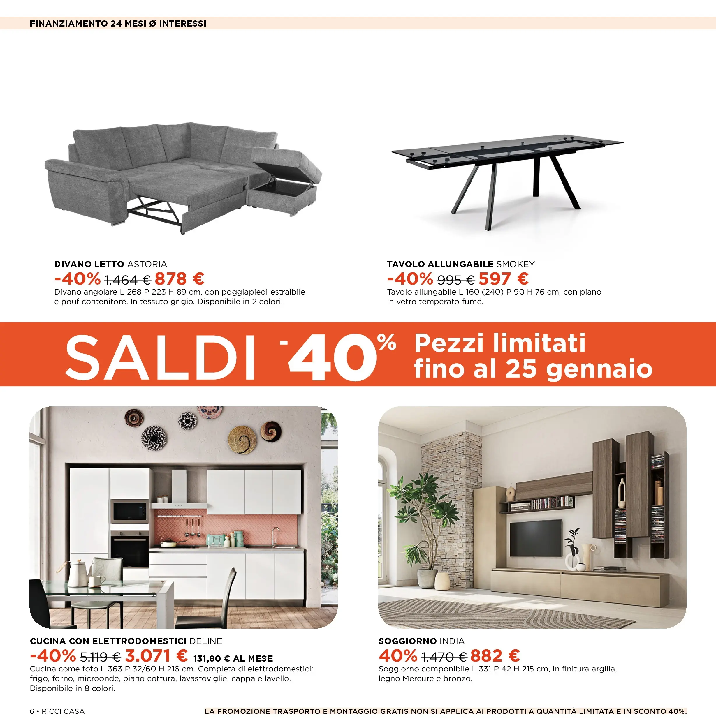 Nuovo Offerte - Saldi fino al 40% dal 04/01/2026 > offerte anteprima 🛍️ | Pagina: 6 | Prodotti: Poggiapiedi, Divano letto, Divano angolare, Divano
