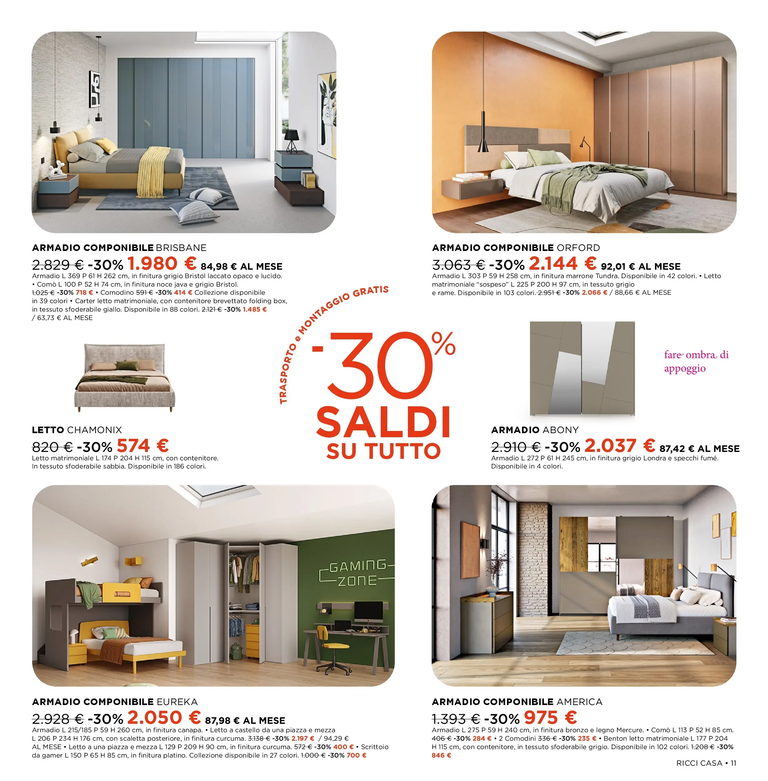 Nuovo Offerte - Saldi fino al 40% dal 04/01/2026 > offerte anteprima 🛍️ | Pagina: 11 | Prodotti: Letto matrimoniale, Letto, Armadio, Comodino