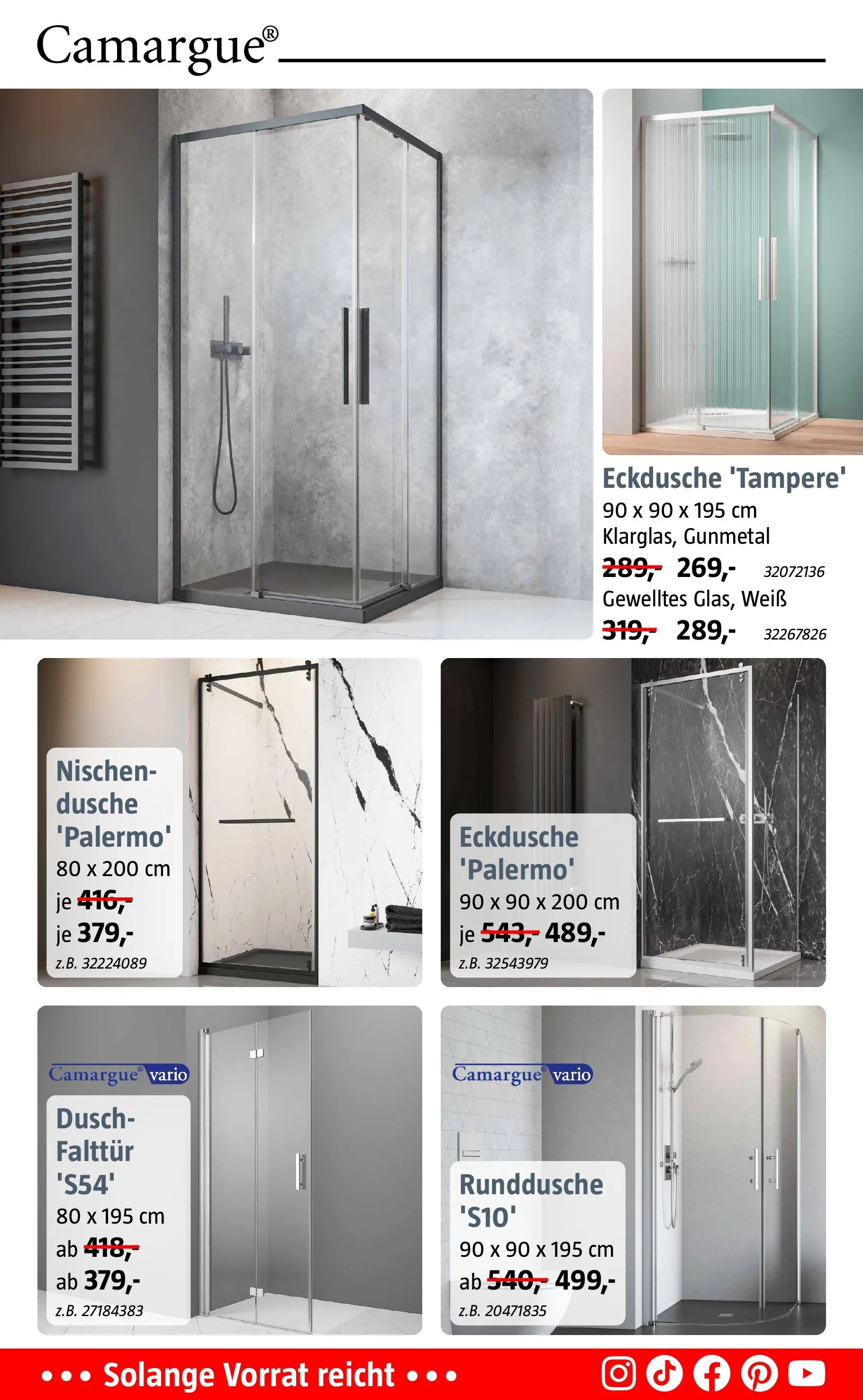 Bauhaus - BAUHAUS: Aktuelle Angebote (ab 02.01.2026) zum Blättern | Seite: 3 | Produkte: Dusche