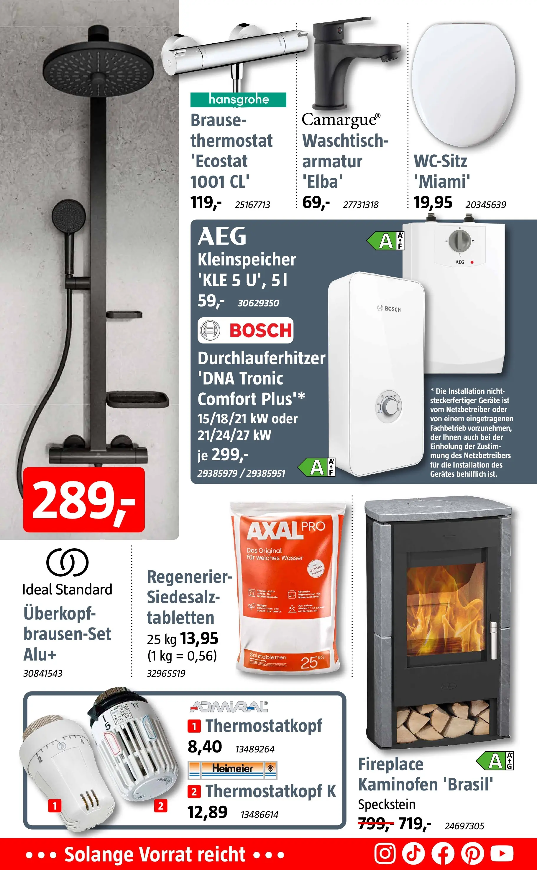 Bauhaus - BAUHAUS: Aktuelle Angebote (ab 02.01.2026) zum Blättern | Seite: 4 | Produkte: Bosch, Waschtisch, Kaminofen, Wasser