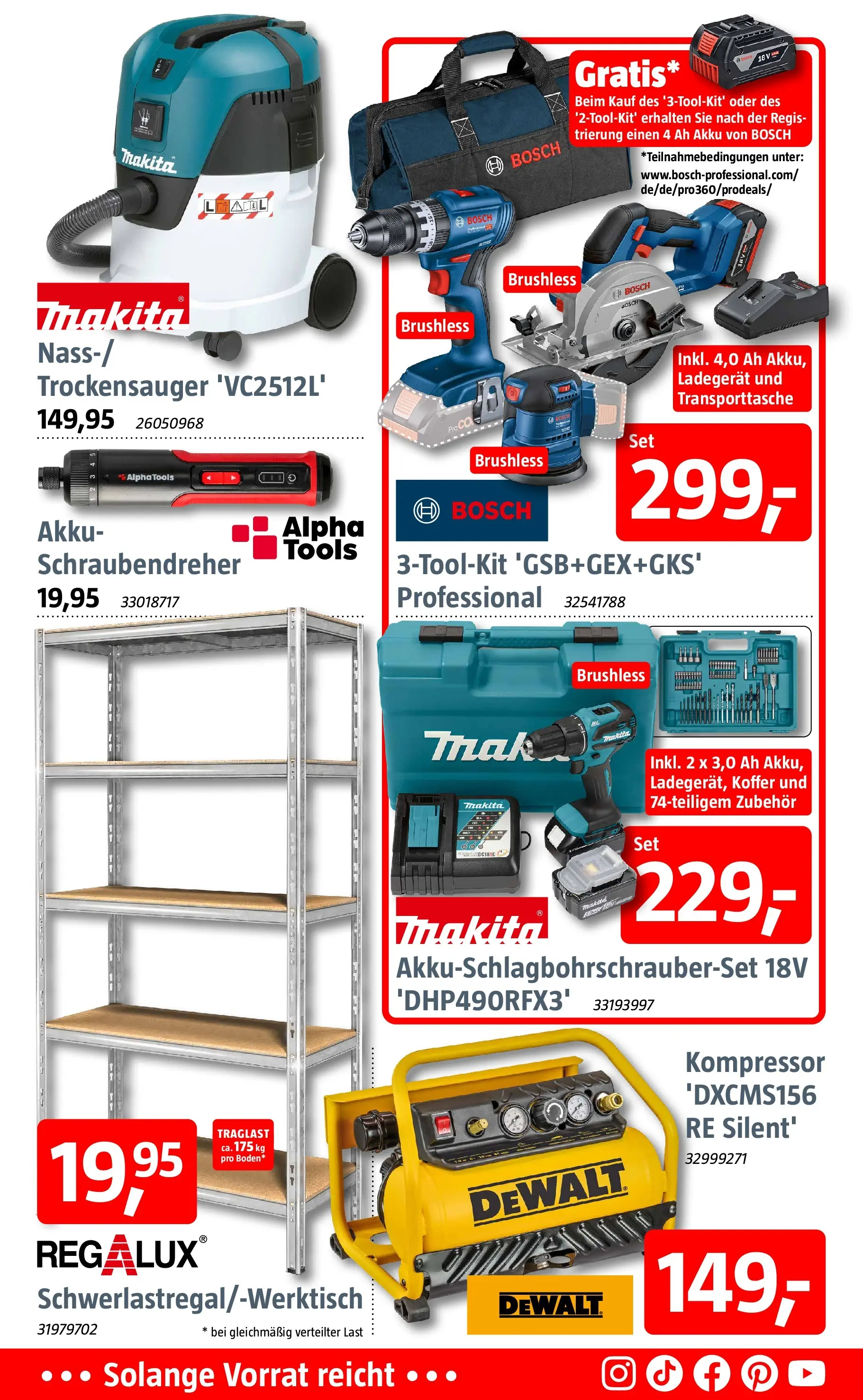 Bauhaus - BAUHAUS: Aktuelle Angebote (ab 02.01.2026) zum Blättern | Seite: 6 | Produkte: Bosch, Koffer, Ladegerät