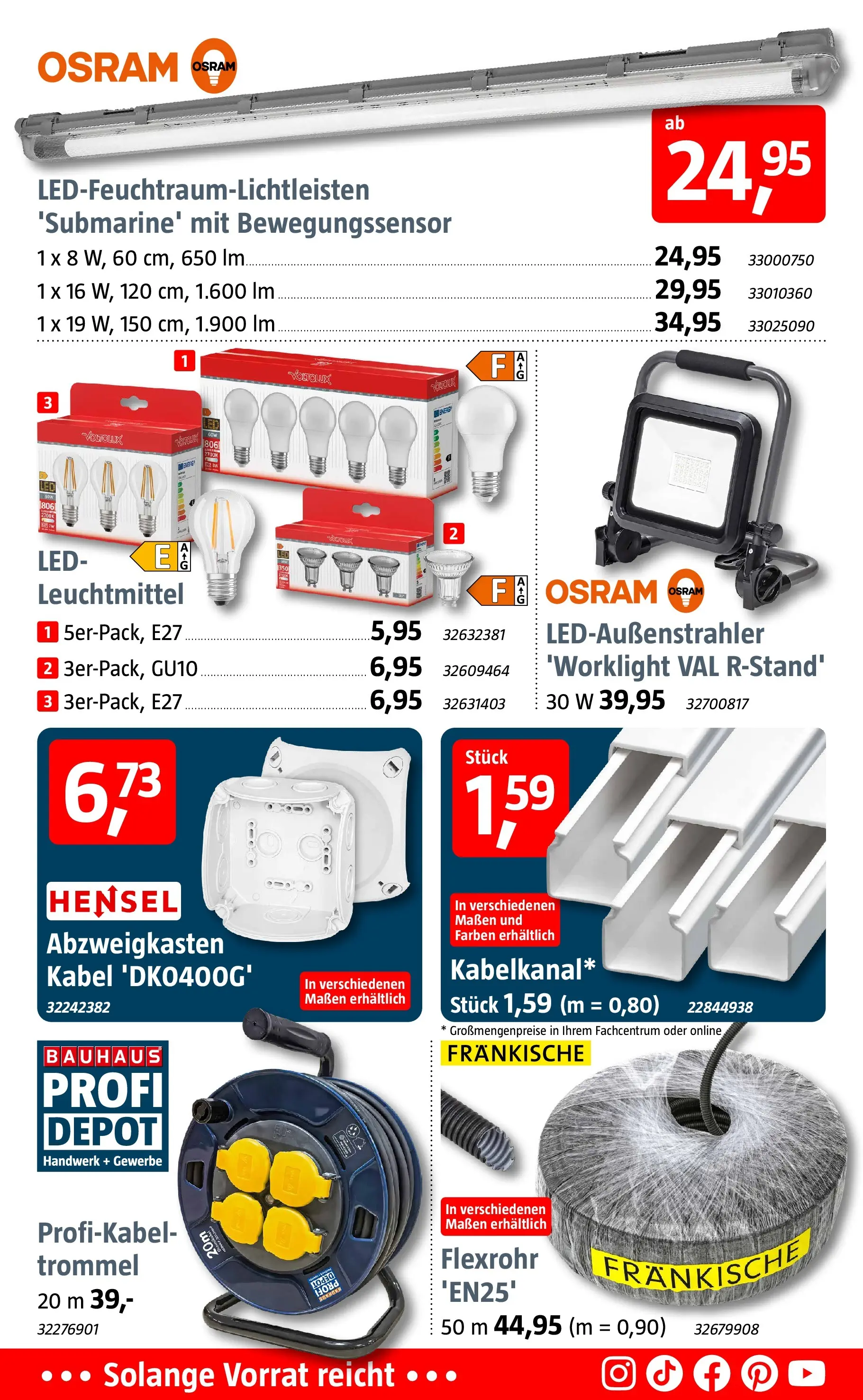 Bauhaus - BAUHAUS: Aktuelle Angebote (ab 02.01.2026) zum Blättern | Seite: 8 | Produkte: Kabel, Energy