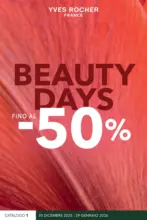 Yves Rocher BEAUTY DAYS FINO AL -50% - al 29.01.2026