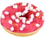 Kaufland хипермаркет Донът с ягодов вкус и маршмелоу - до 31-12-25