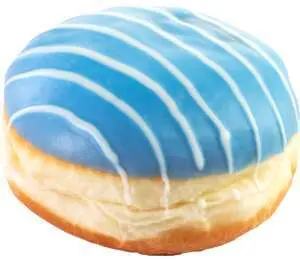 Поничка със синя глазура