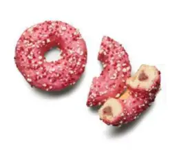 Донът с ягодов пълнеж от нашата пекарна