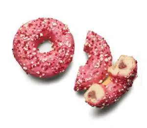 Донът с ягодов пълнеж от нашата пекарна