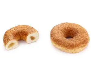 Донът с канела и пълнеж круша