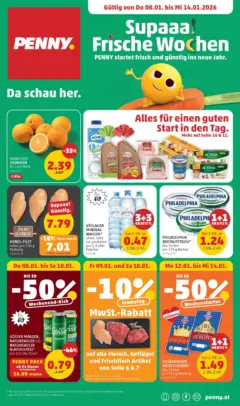 Penny Markt Flugblatt ab 08.01.2026 gültig | Seite: 8 | Produkte: Gemüse, Kürbis, Milch, Joghurt