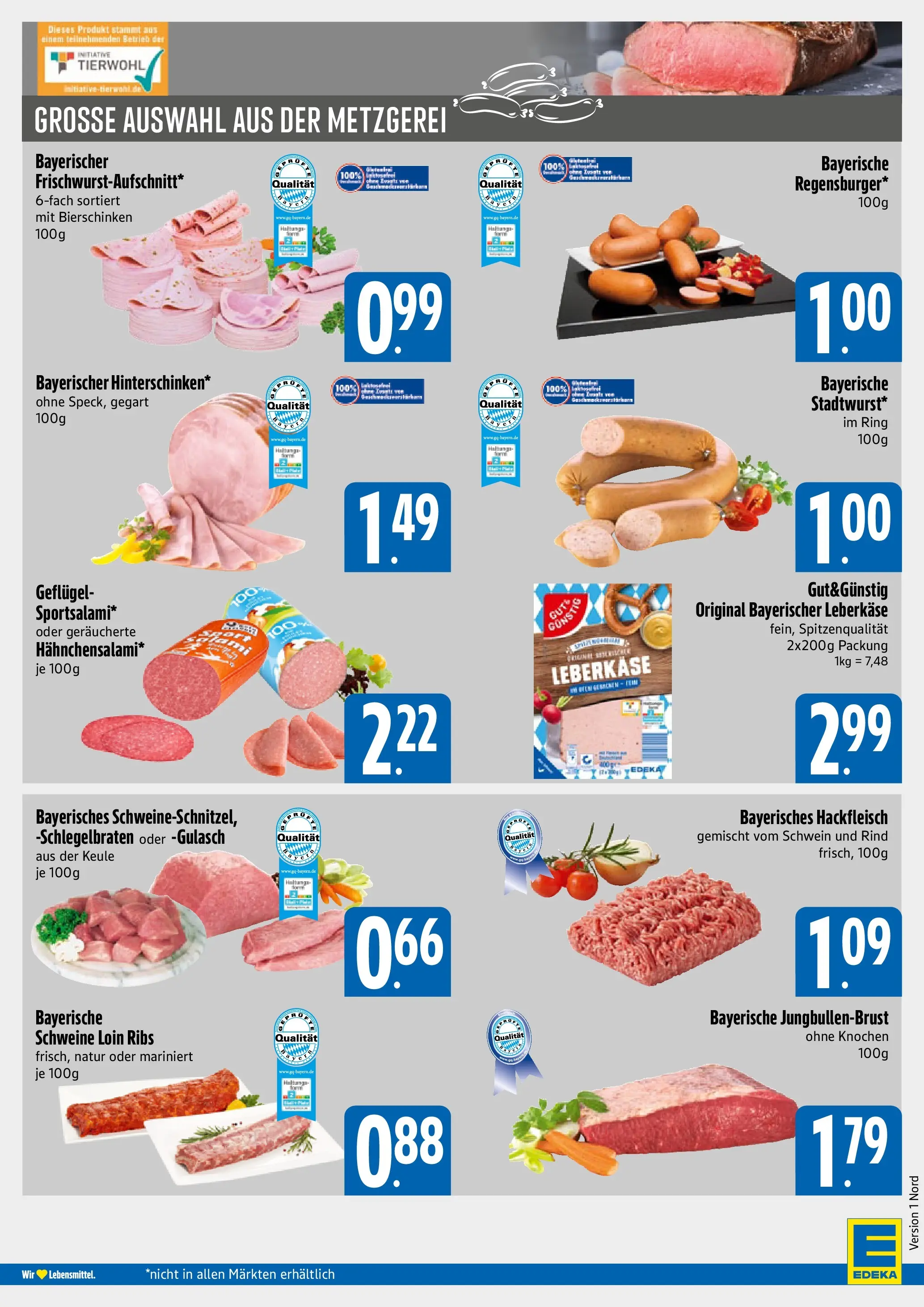 Entdecke - E xpress: Wochenangebote (ab 04.01.2026) zum Blättern | Seite: 4 | Produkte: Gulasch, Hackfleisch, Leberkase