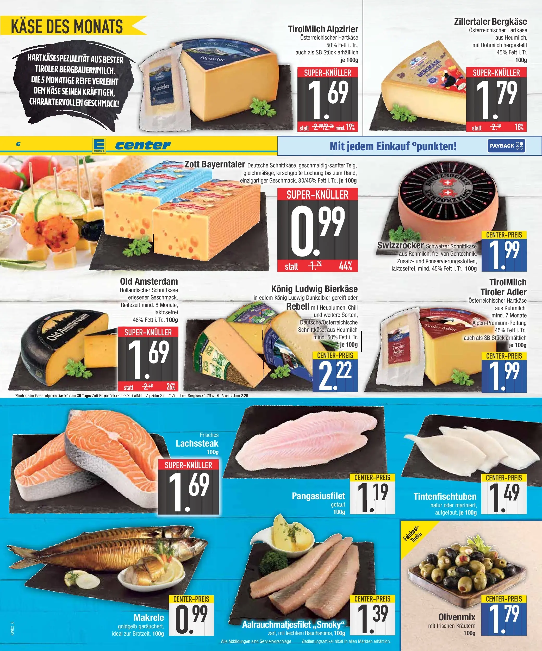 Edeka prospekt Augsburg-Göggingen	 (ab 04.01.2026) » Angebote Online | Seite: 6 | Produkte: Käse, Theke, Chili, Steak