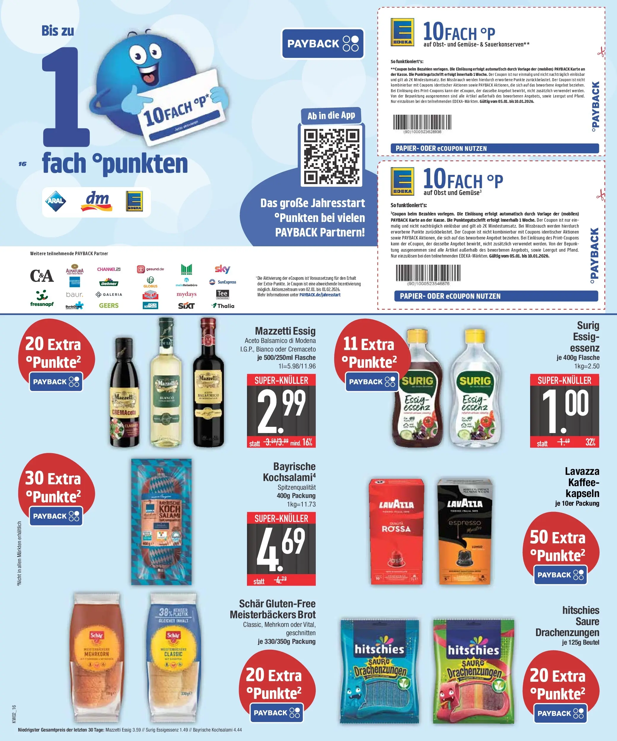 Edeka prospekt Augsburg-Göggingen	 (ab 04.01.2026) » Angebote Online | Seite: 20 | Produkte: Balsamico, Essig, Gemüse, Obst