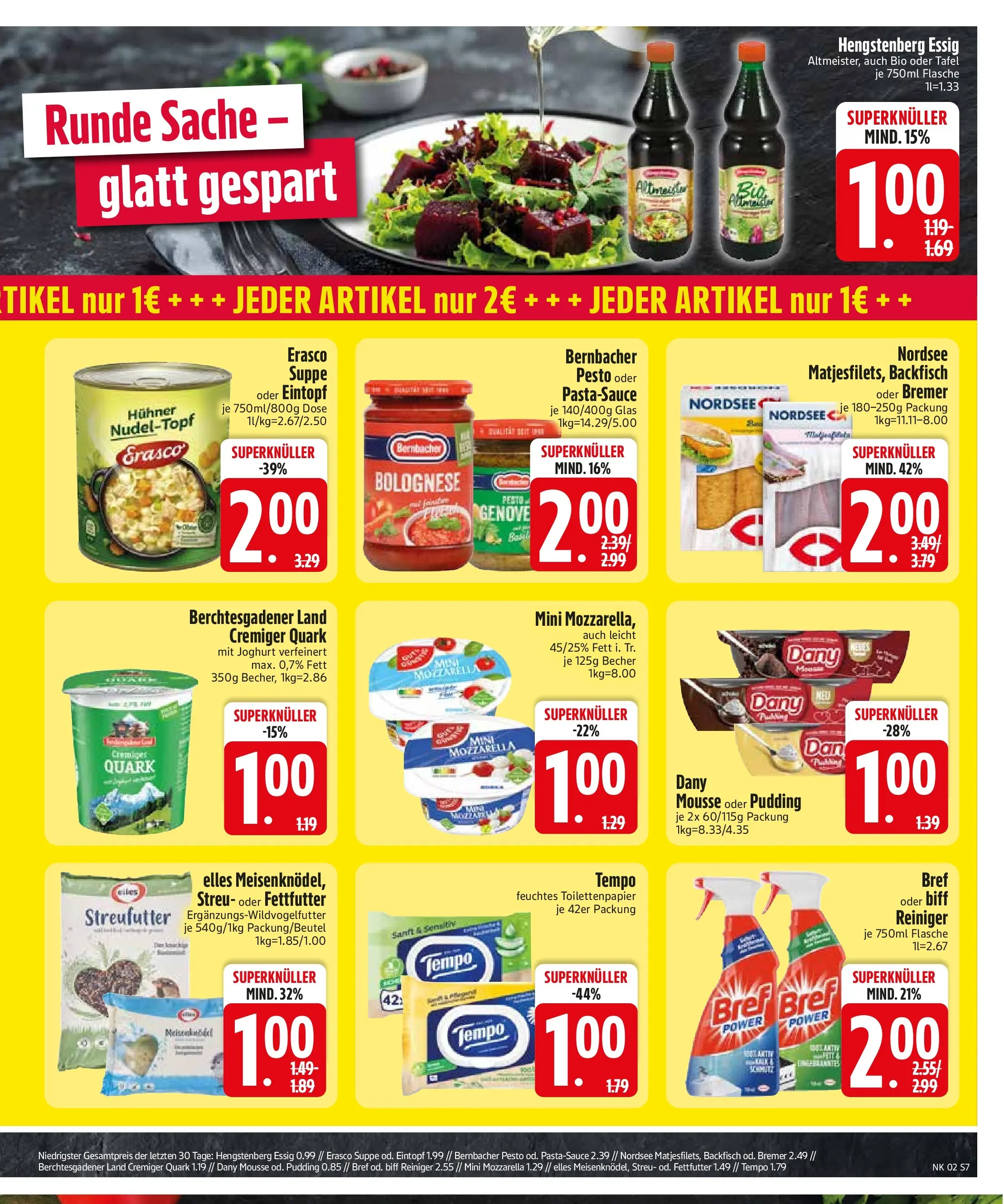 Edeka prospekt Inning/Ammersee	 (ab 04.01.2026) » Angebote Online | Seite: 9 | Produkte: Mozzarella, Pudding, Toilettenpapier, Feuchtes Toilettenpapier