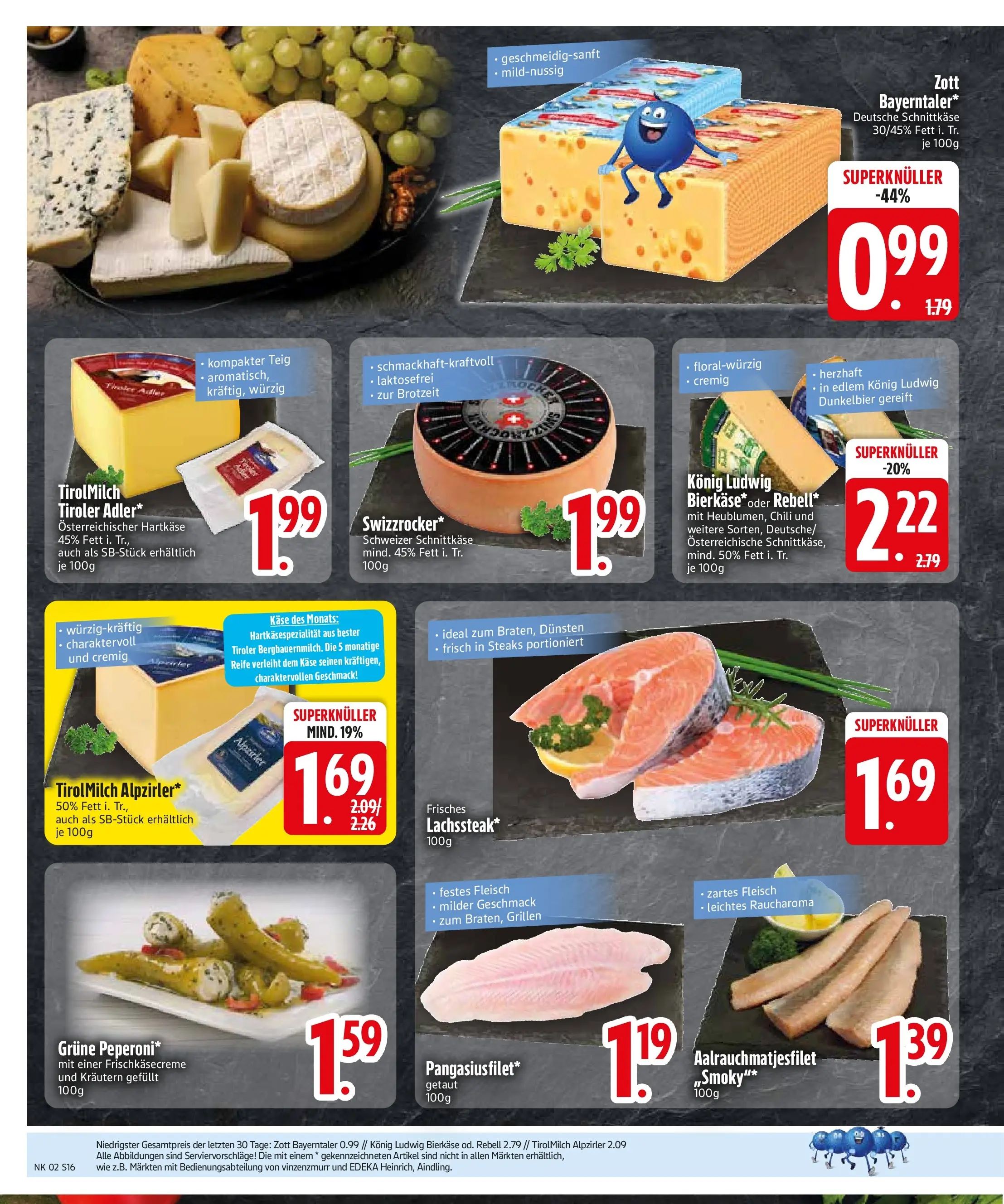 Edeka prospekt Inning/Ammersee	 (ab 04.01.2026) » Angebote Online | Seite: 18 | Produkte: Käse, Chili, Steak, Fleisch