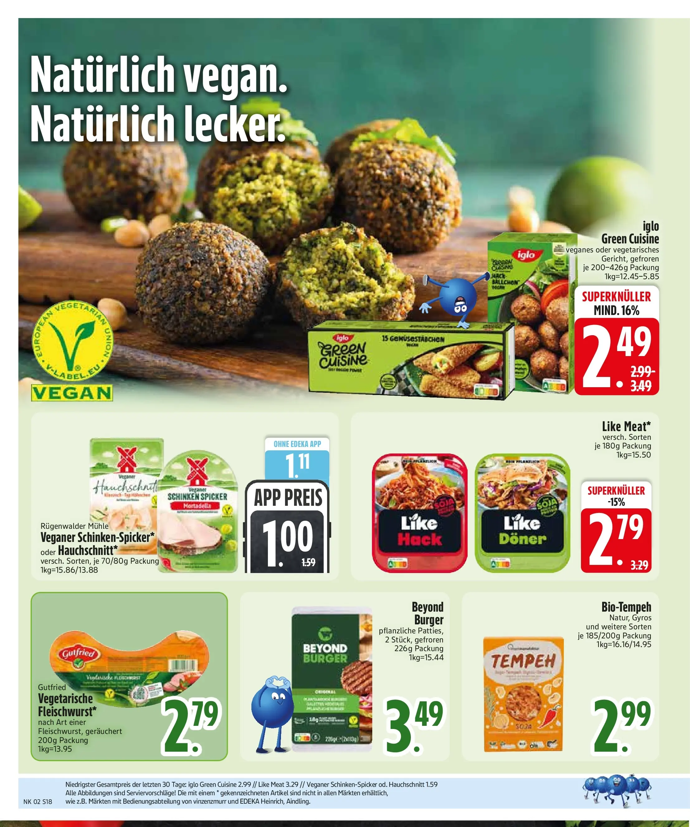 Edeka prospekt Inning/Ammersee	 (ab 04.01.2026) » Angebote Online | Seite: 20 | Produkte: Mühle, Burger, Like meat, Schinken