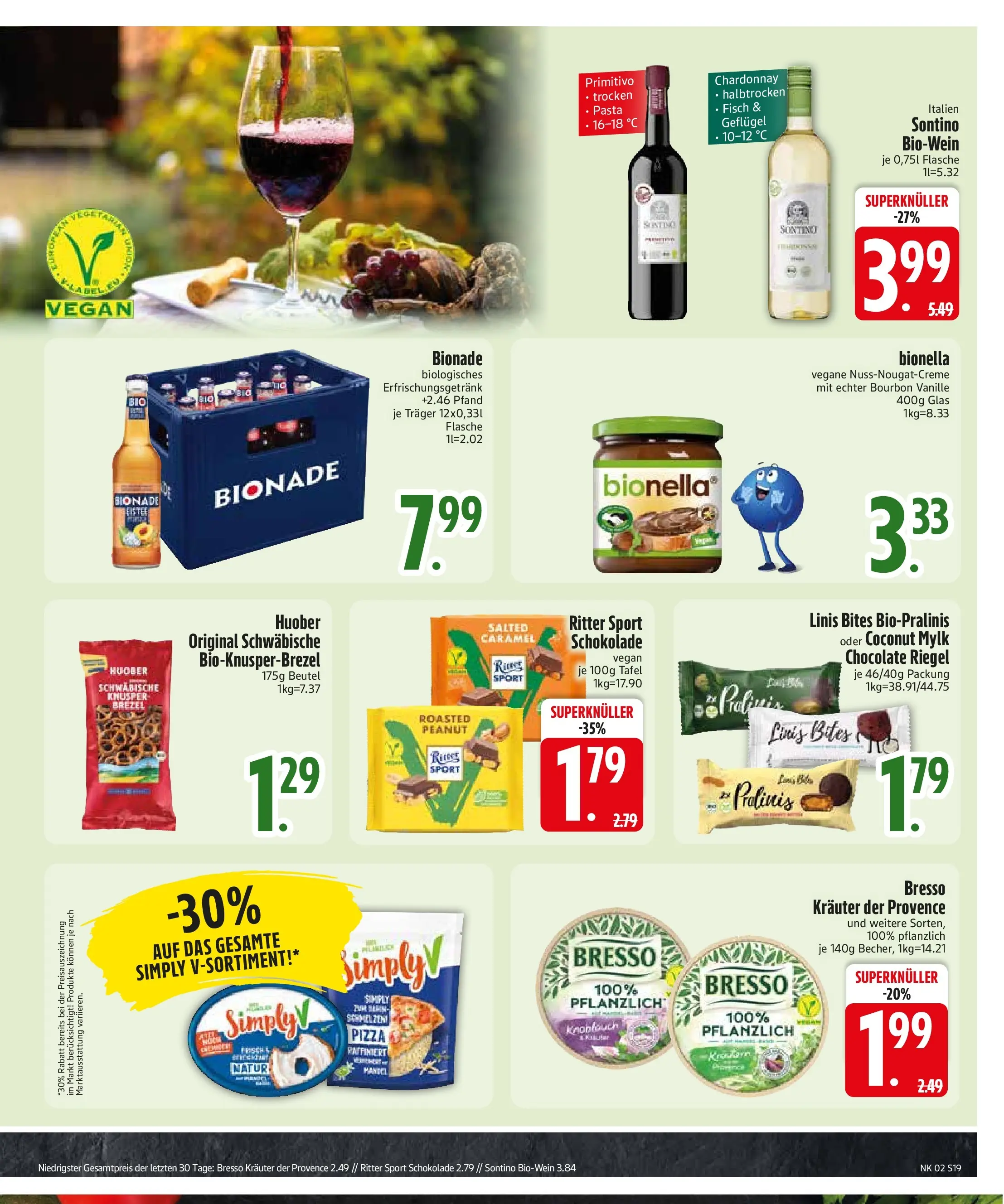 Edeka prospekt Inning/Ammersee	 (ab 04.01.2026) » Angebote Online | Seite: 21 | Produkte: Bionade, Fisch, Pasta, Bourbon
