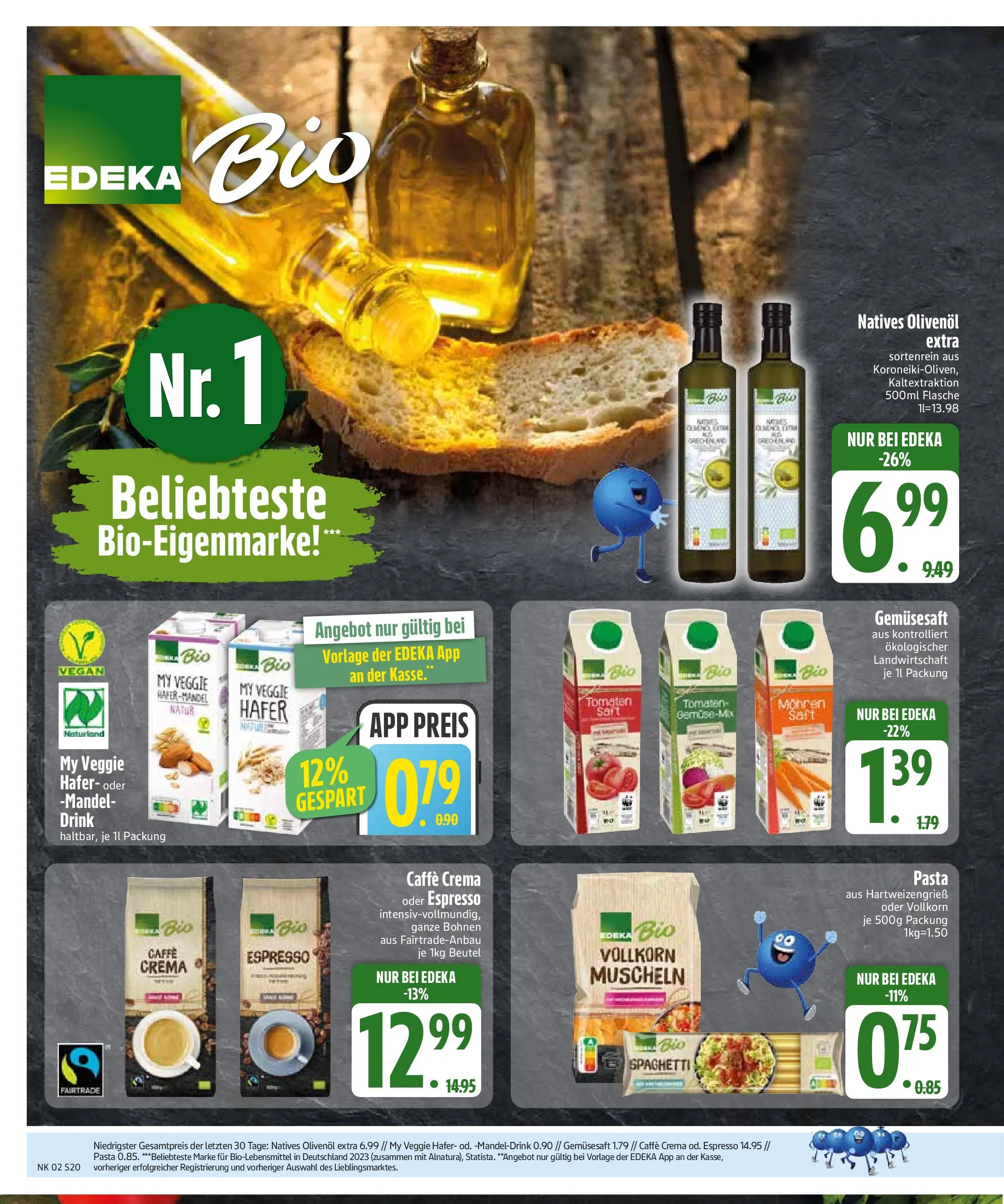 Edeka prospekt Inning/Ammersee	 (ab 04.01.2026) » Angebote Online | Seite: 22 | Produkte: Olivenol, Tomaten, Mohren, Pasta