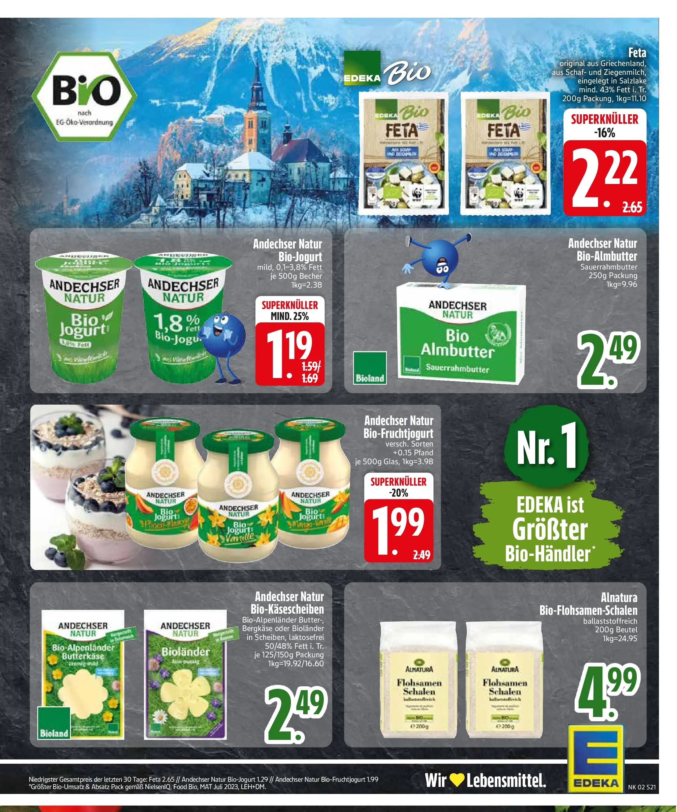 Edeka prospekt Inning/Ammersee	 (ab 04.01.2026) » Angebote Online | Seite: 23 | Produkte: Feta, Butter