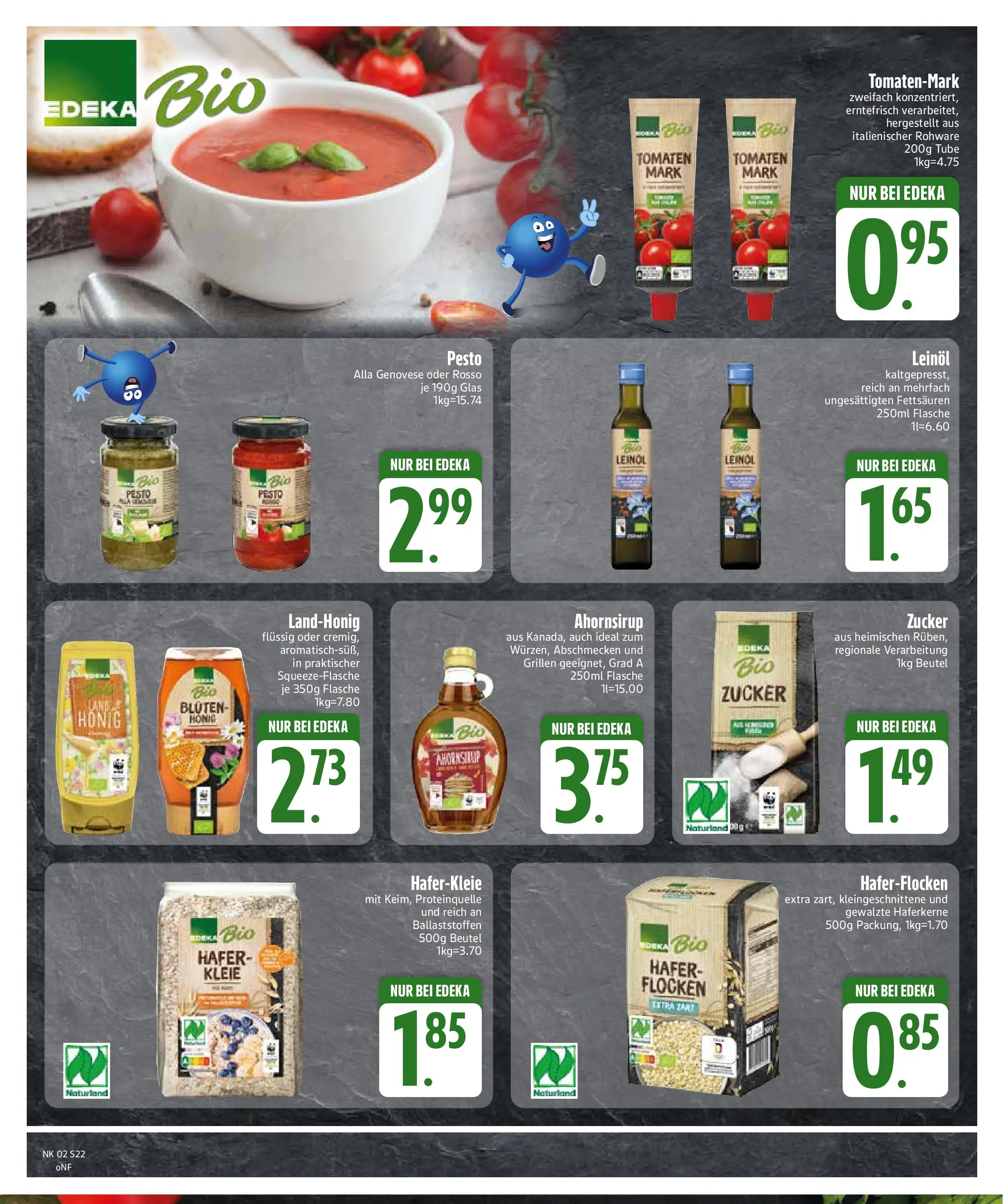 Edeka prospekt Inning/Ammersee	 (ab 04.01.2026) » Angebote Online | Seite: 24 | Produkte: Leinöl, Tomaten, Zucker, Flocken
