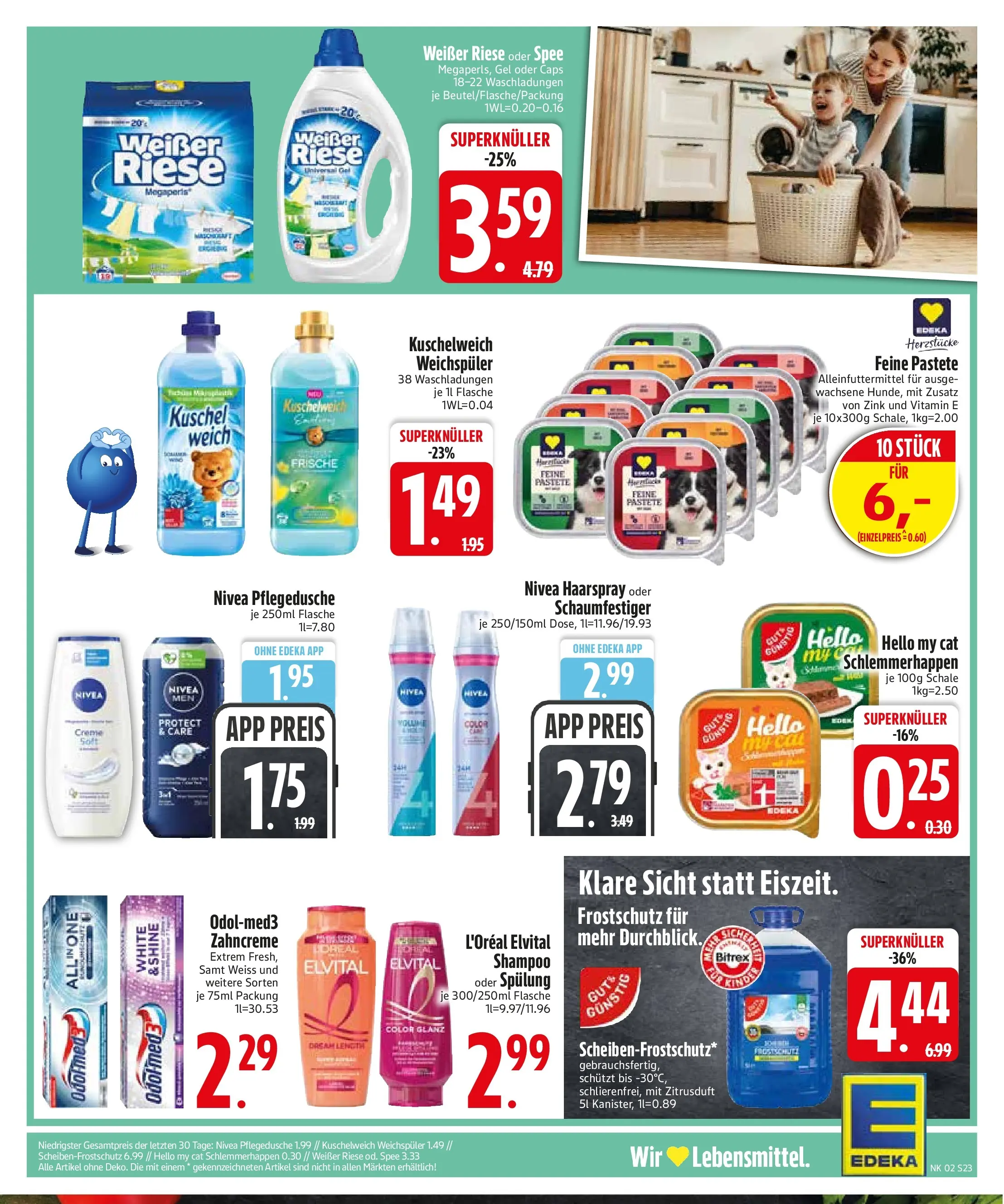 Edeka prospekt Inning/Ammersee	 (ab 04.01.2026) » Angebote Online | Seite: 25 | Produkte: Kuschelweich, Shampoo, Spülung, Spee