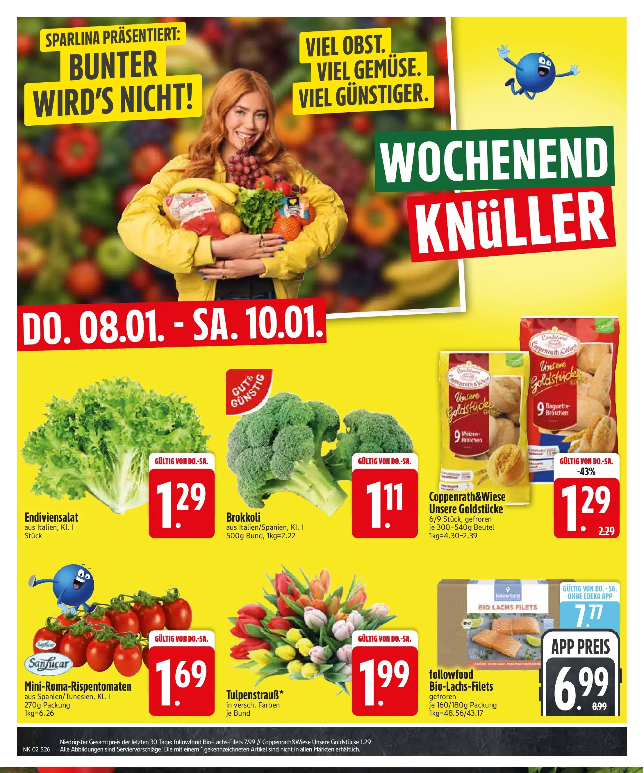 Edeka prospekt Inning/Ammersee	 (ab 04.01.2026) » Angebote Online | Seite: 28 | Produkte: Baguette, Lachs, Brokkoli