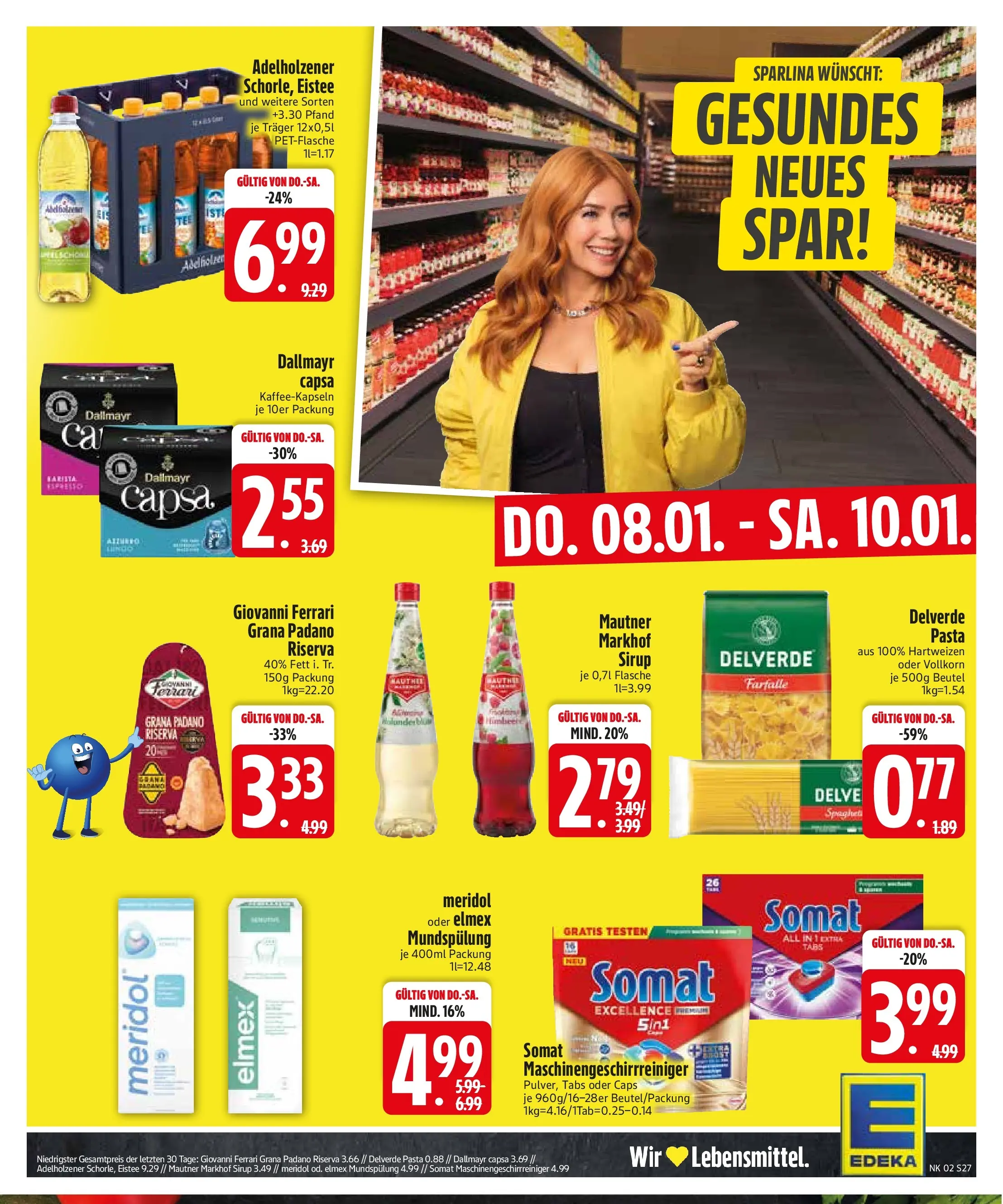 Edeka prospekt Inning/Ammersee	 (ab 04.01.2026) » Angebote Online | Seite: 29 | Produkte: Adelholzener, Sirup, Dallmayr, Himbeere