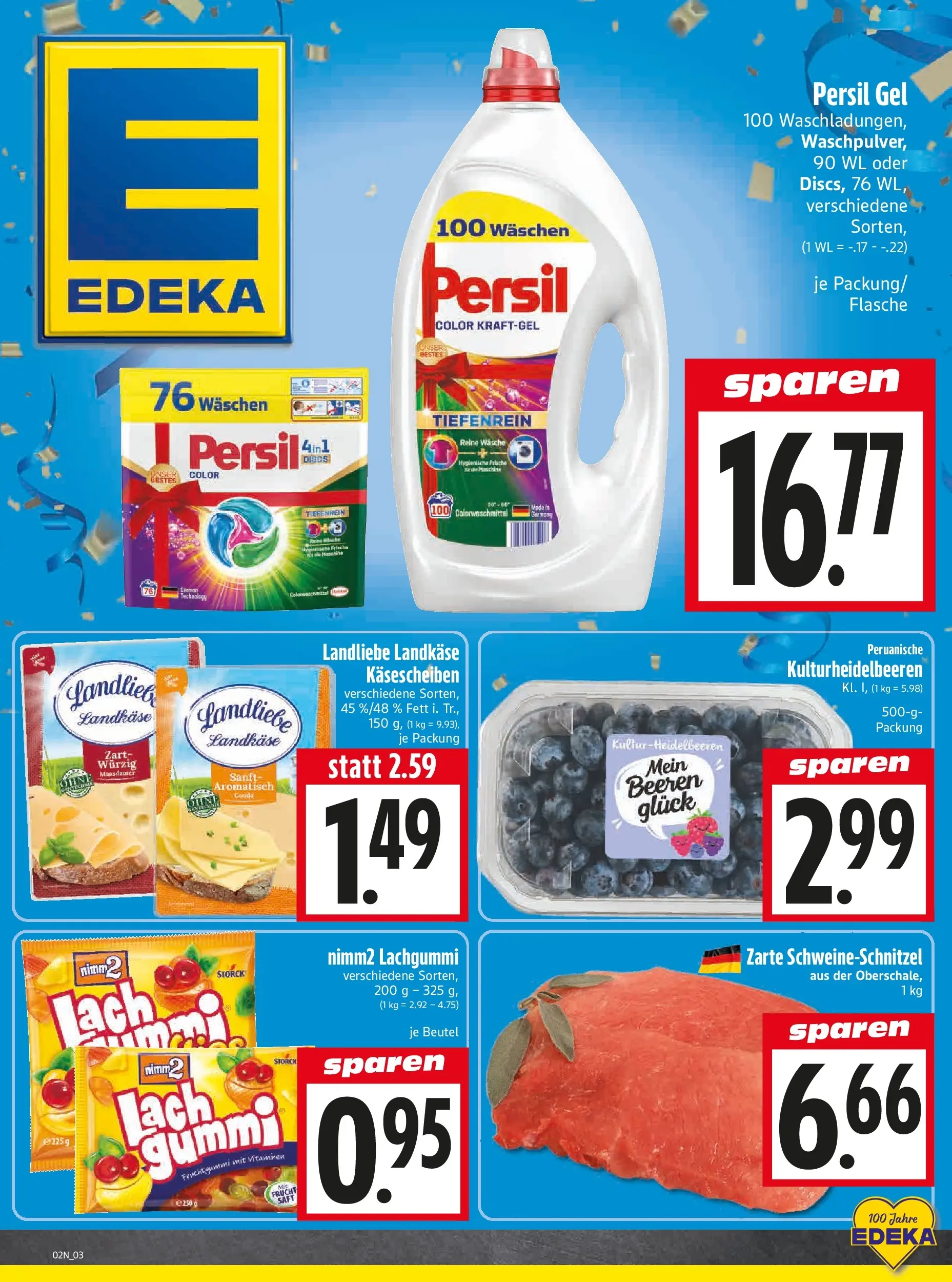 Entdecke - Edeka Hahner: Wochenangebote (ab 28.12.2025) zum Blättern | Seite: 5 | Produkte: Persil gel, Persil