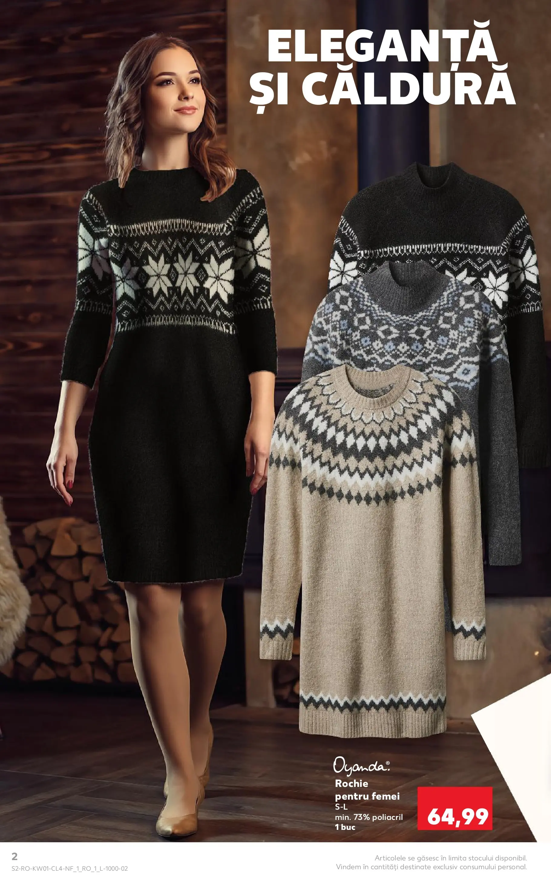 Catalog Kaufland - Ploiești 31.12.2025 - Revista si Oferta | Pagină: 2 | Produse: Rochie