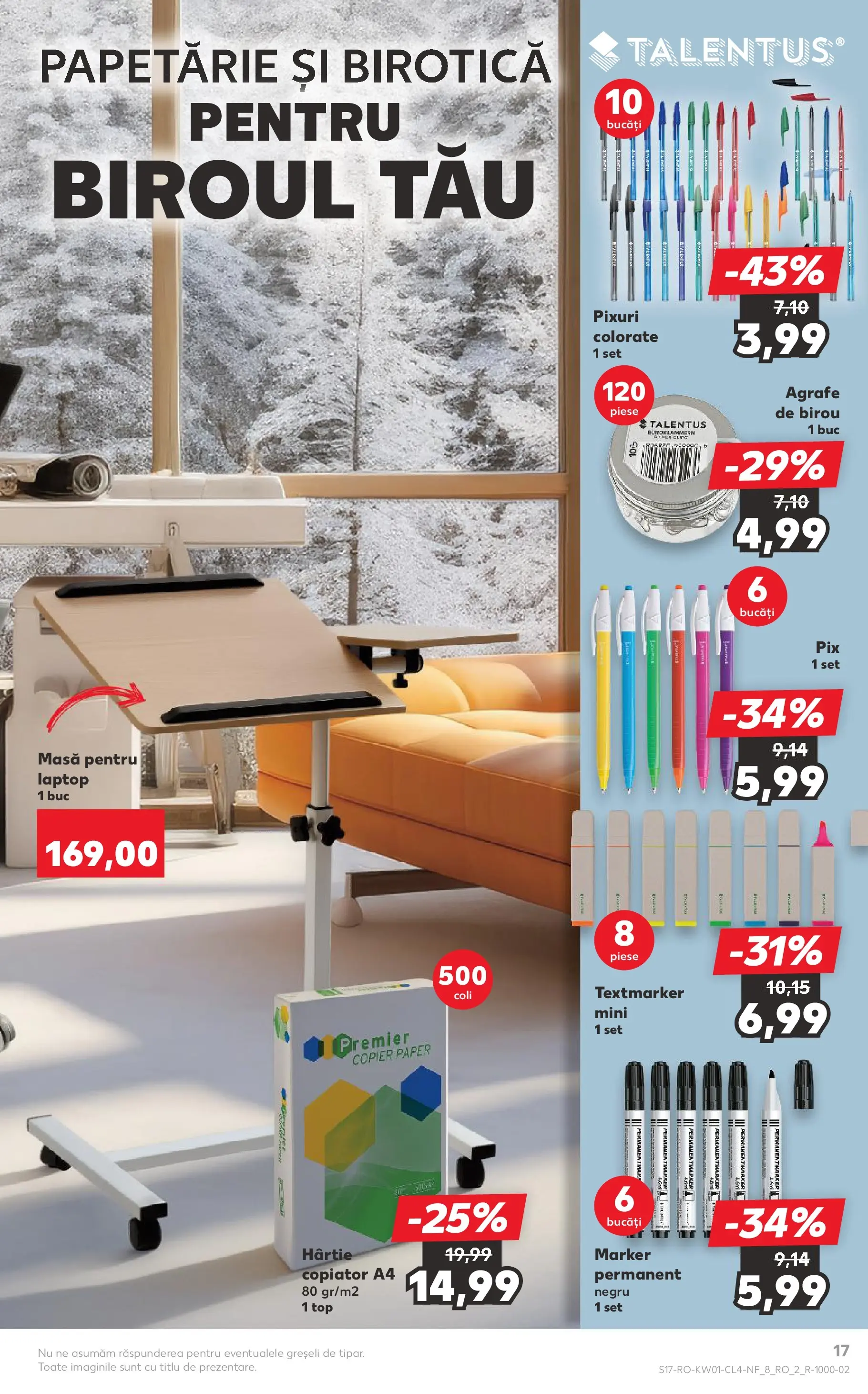 Catalog Kaufland - Ploiești 31.12.2025 - Revista si Oferta | Pagină: 17 | Produse: Laptop, Top, Çikolatalı gofret, Masă