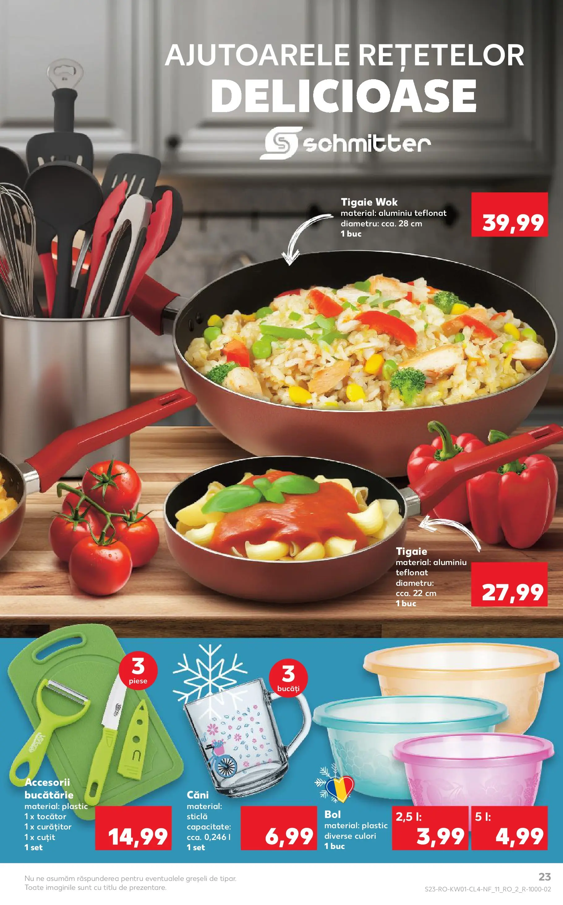 Catalog Kaufland - Ploiești 31.12.2025 - Revista si Oferta | Pagină: 23 | Produse: Tigaie, Accesorii bucătărie, Bucătărie, Tocător