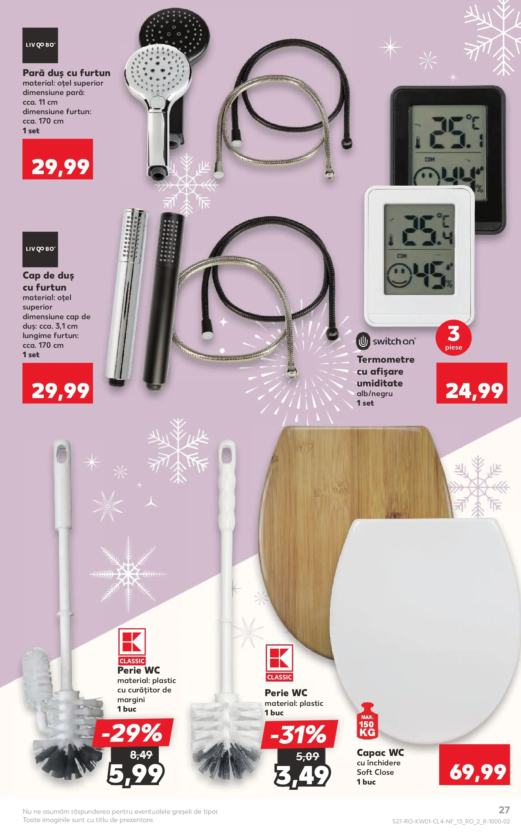Catalog Kaufland - Ploiești 31.12.2025 - Revista si Oferta | Pagină: 27 | Produse: Pară, Duș, Perie