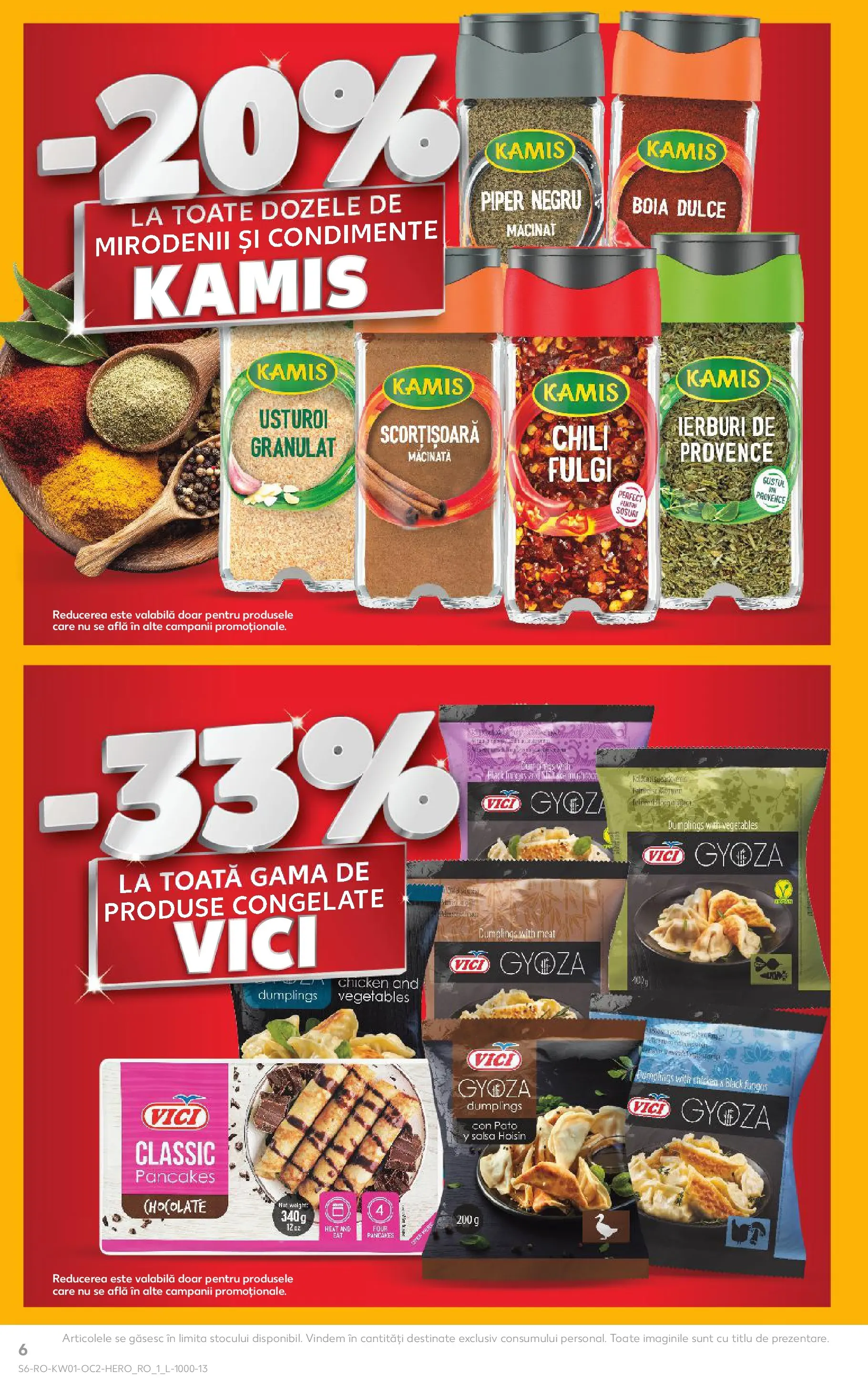 Catalog Kaufland - Domnesti 31.12.2025 - Revista si Oferta | Pagină: 6 | Produse: Fulgi, Condimente, Piper, Usturoi