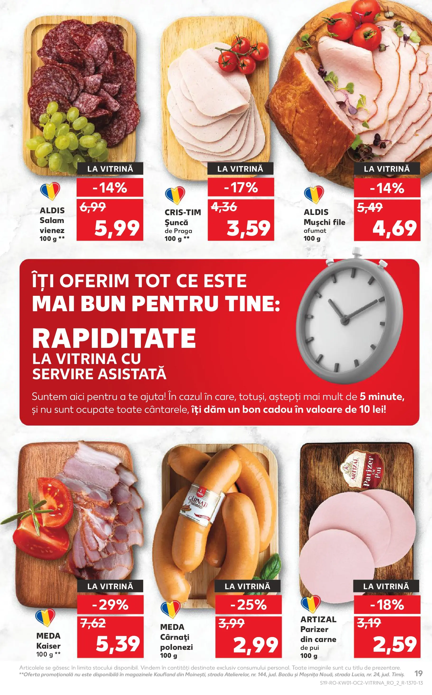 Catalog Kaufland - Câmpulung 31.12.2025 - Revista si Oferta | Pagină: 19 | Produse: Hacıyatmaz Kedi Oyuncağı, Vitrină, Salam, Cârnați