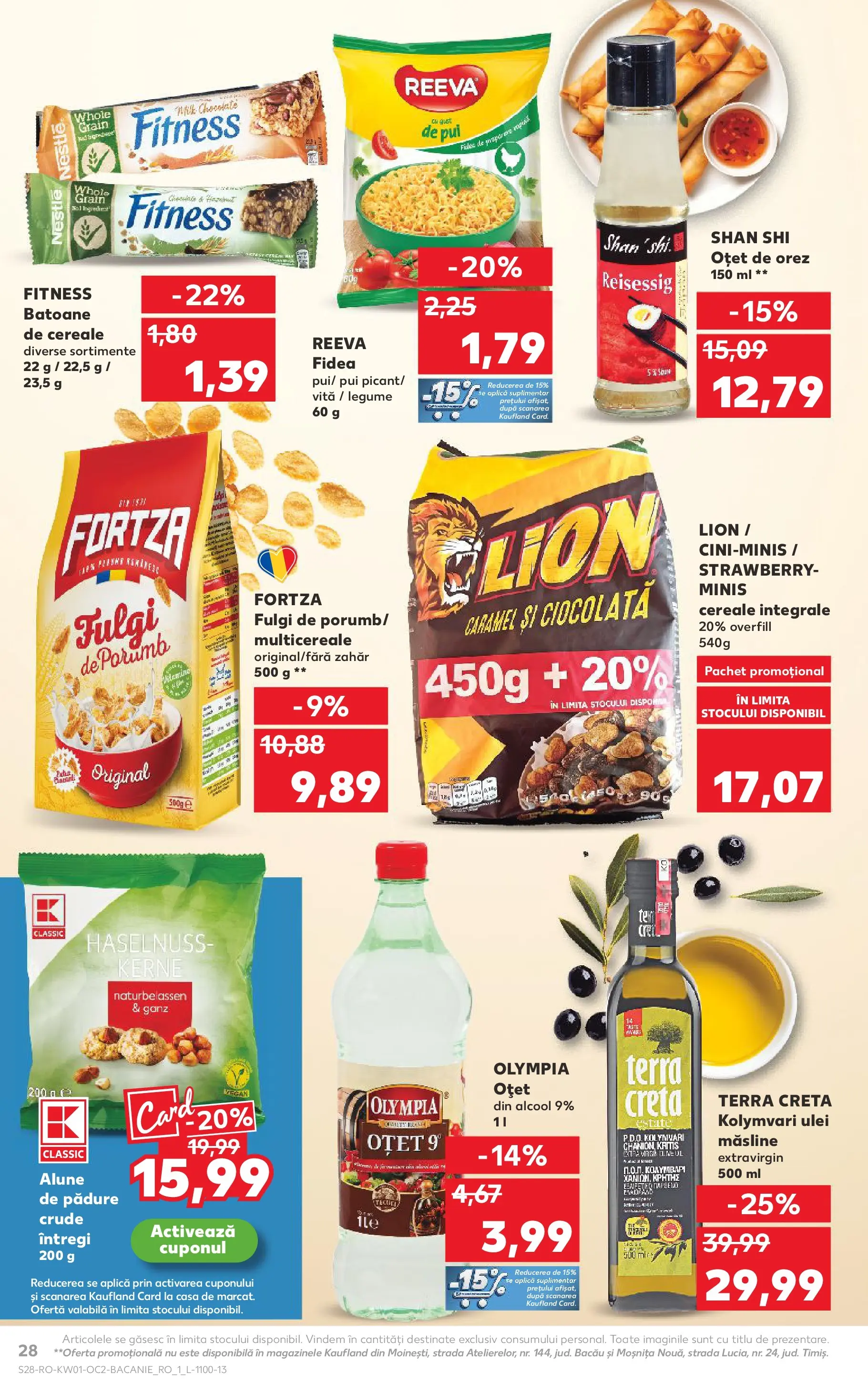 Catalog Kaufland - Ploiești 31.12.2025 - Revista si Oferta | Pagină: 28 | Produse: Măsline, Ciocolată, Cereale, Legume