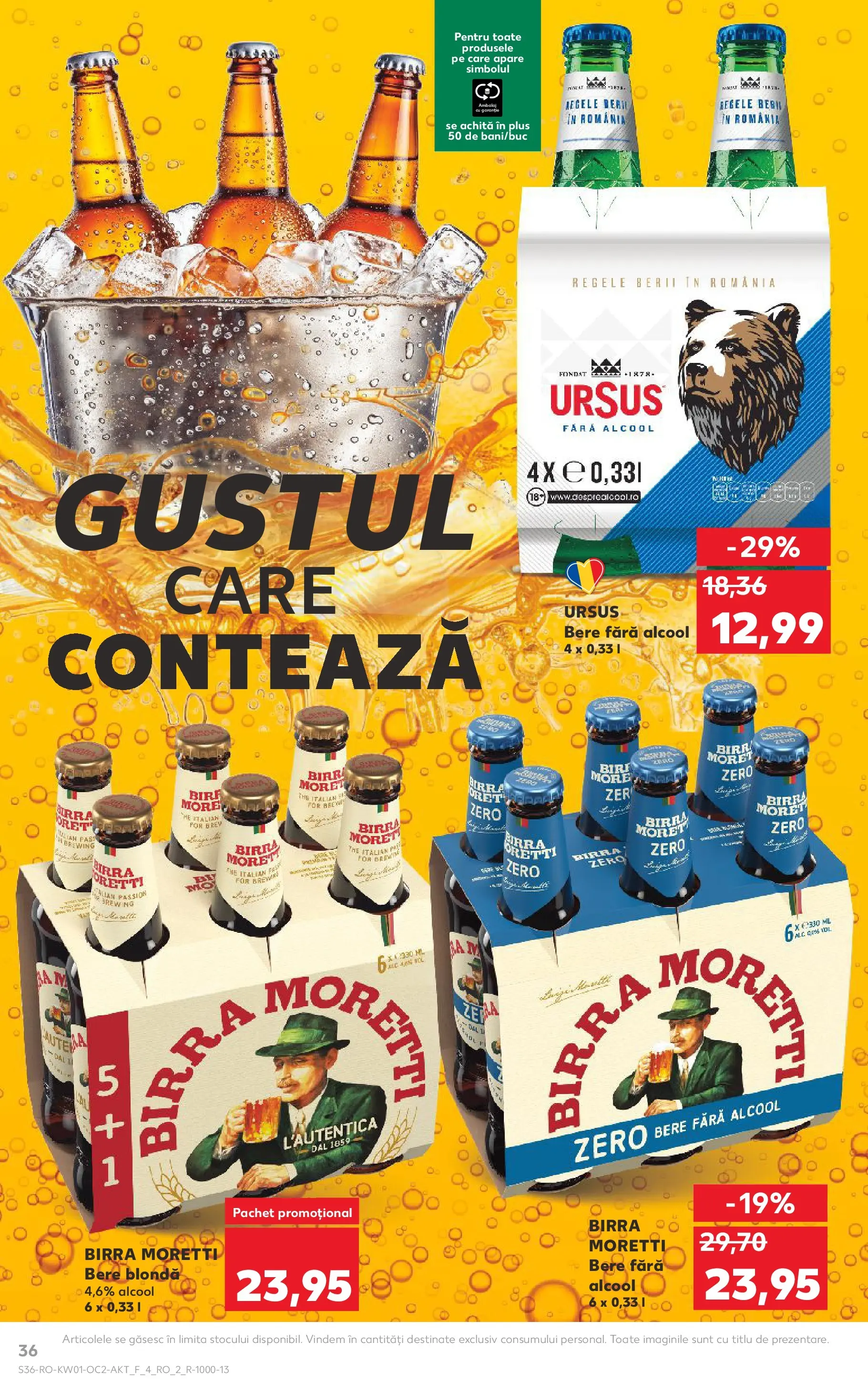 Catalog Kaufland - Domnesti 31.12.2025 - Revista si Oferta | Pagină: 36 | Produse: Bere