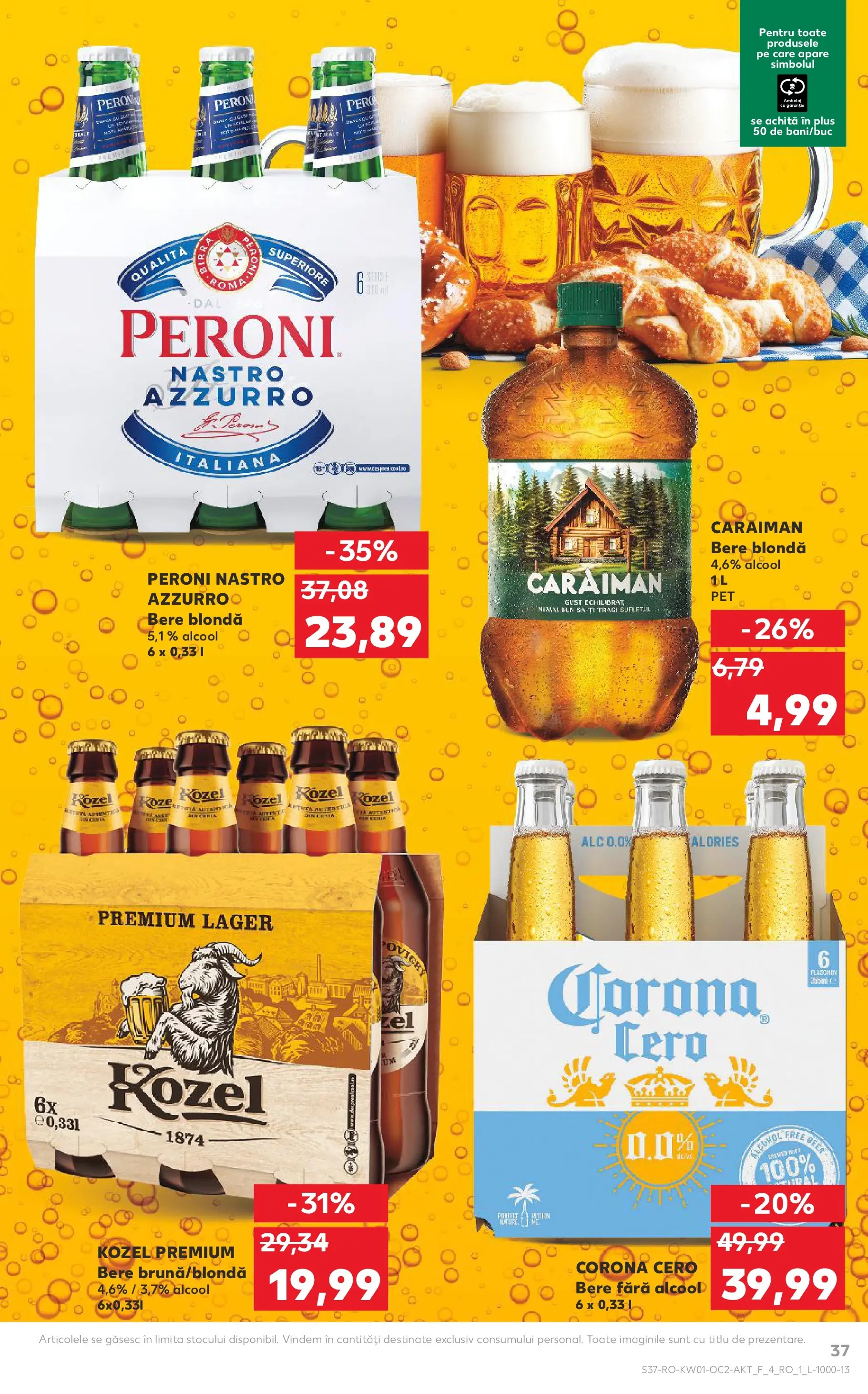 Catalog Kaufland - Domnesti 31.12.2025 - Revista si Oferta | Pagină: 37 | Produse: Bere