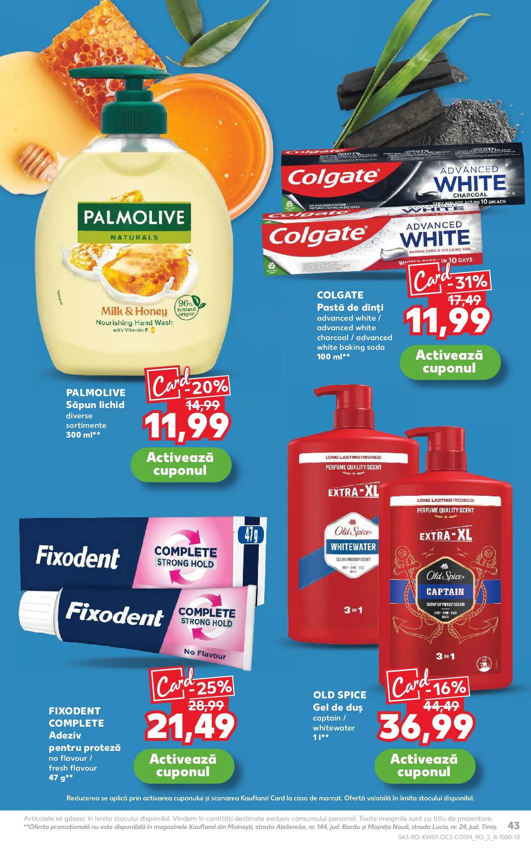 Catalog Kaufland - Domnesti 31.12.2025 - Revista si Oferta | Pagină: 43 | Produse: Kısırlaştırılmış Kedi Maması, Săpun, Pastă de dinți, Săpun lichid