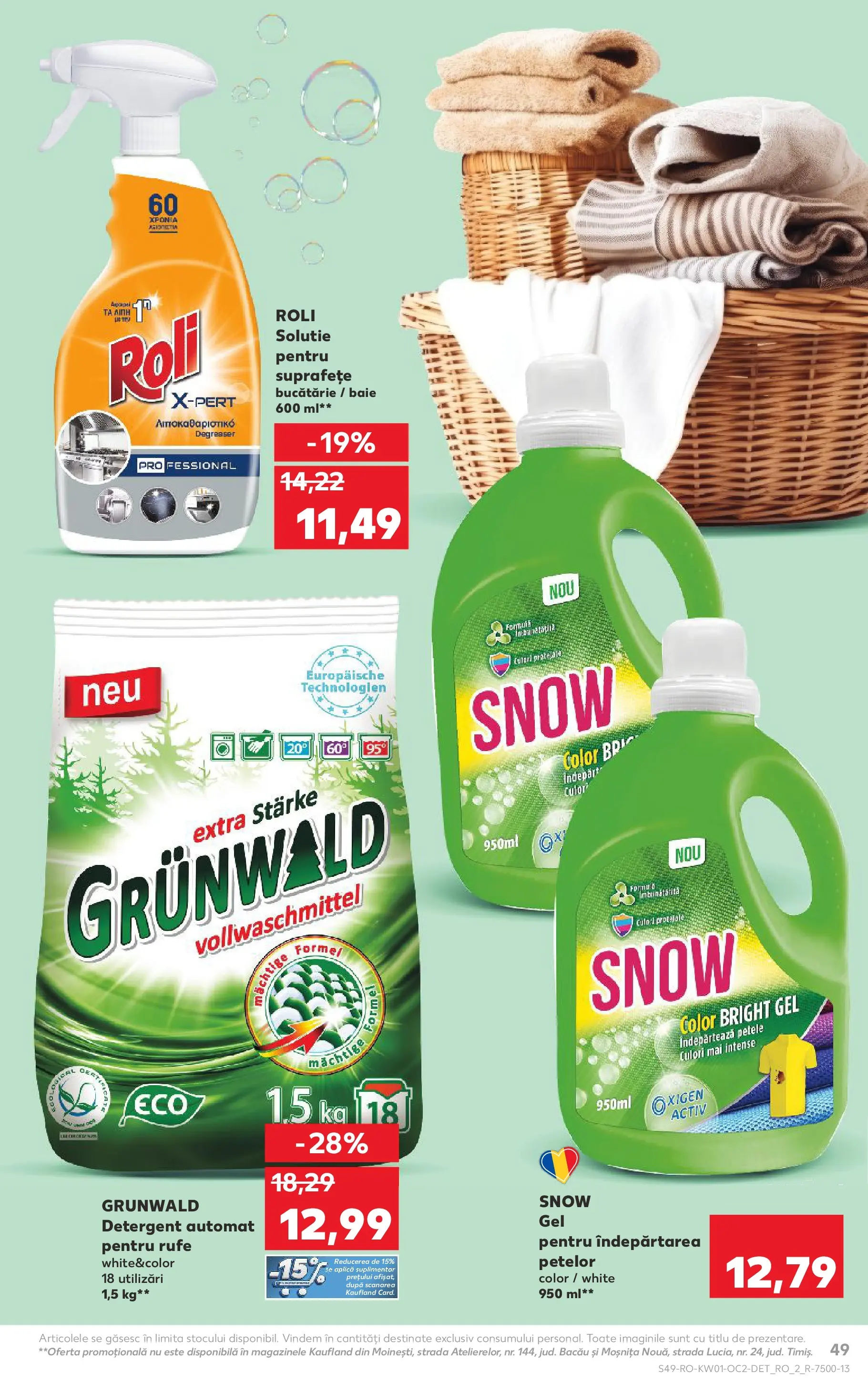 Catalog Kaufland - Viseu de Sus 31.12.2025 - Revista si Oferta | Pagină: 49 | Produse: Kedi Ödül Oyuncakları, Bucătărie, Detergent, Îndepărtarea petelor