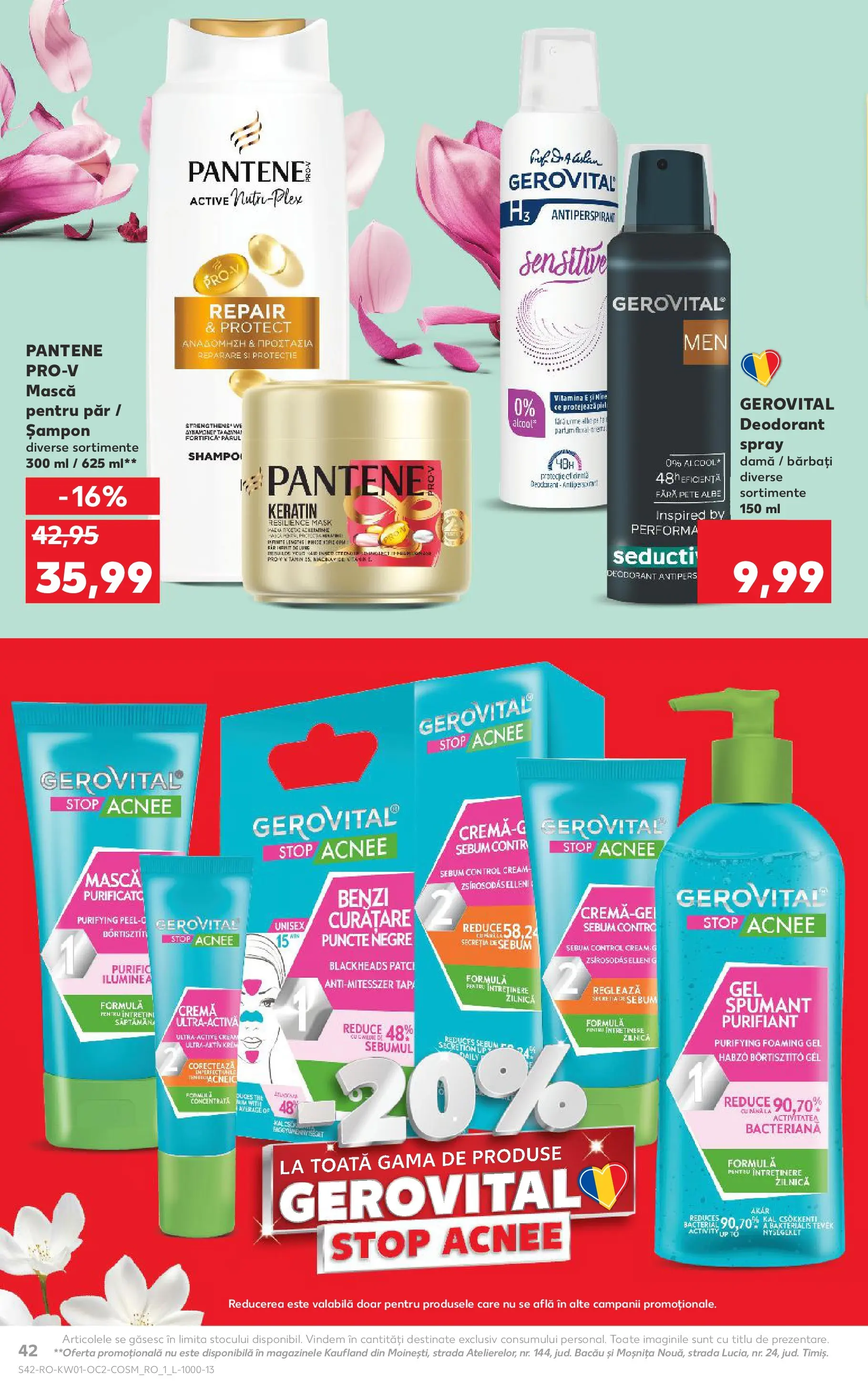 Catalog Kaufland - Domnesti 31.12.2025 - Revista si Oferta | Pagină: 42 | Produse: Șampon, Cremă, Deodorant, Antiperspirant