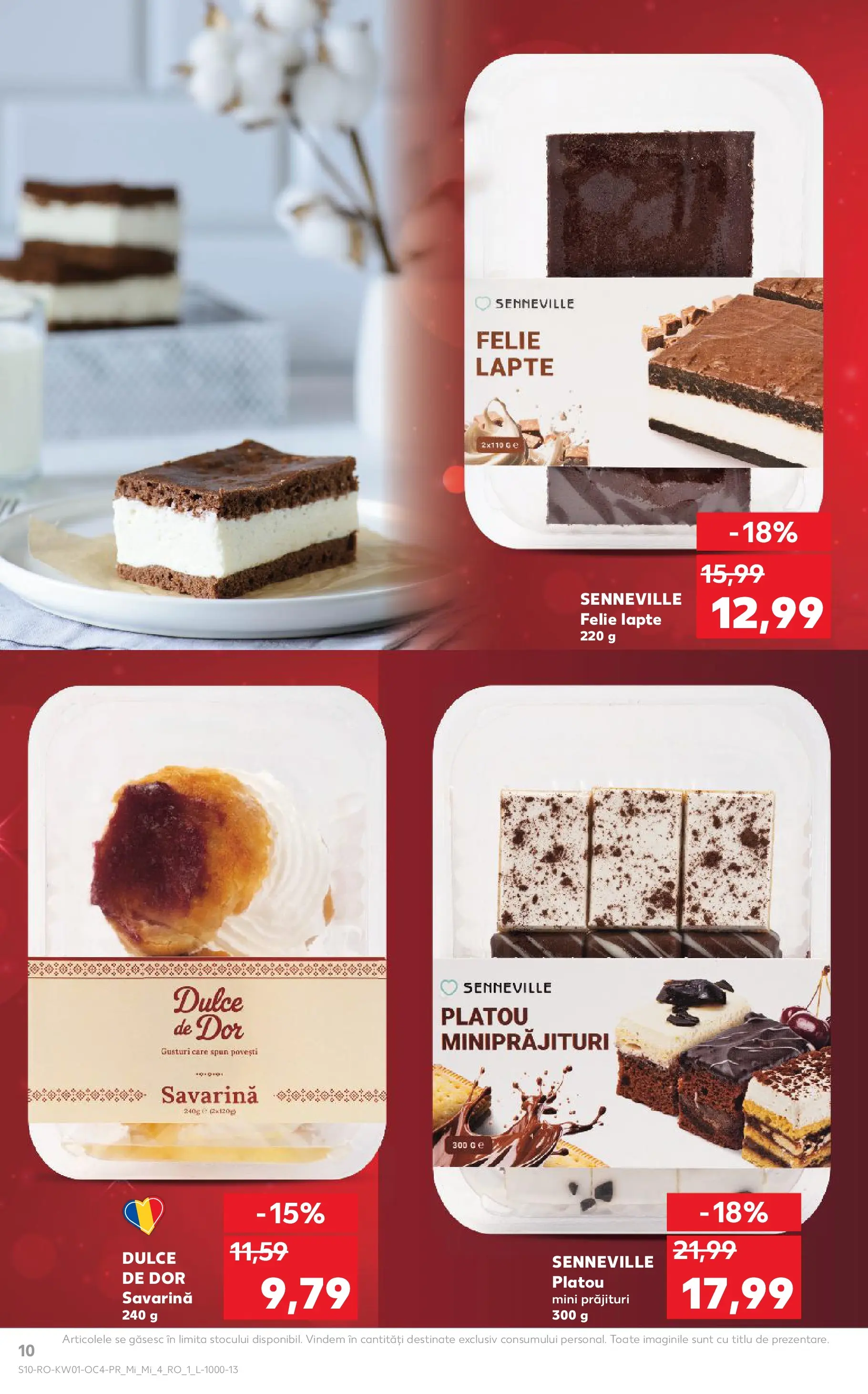 Catalog Kaufland - Viseu de Sus 31.12.2025 - Revista si Oferta | Pagină: 10 | Produse: Savarină, Lapte