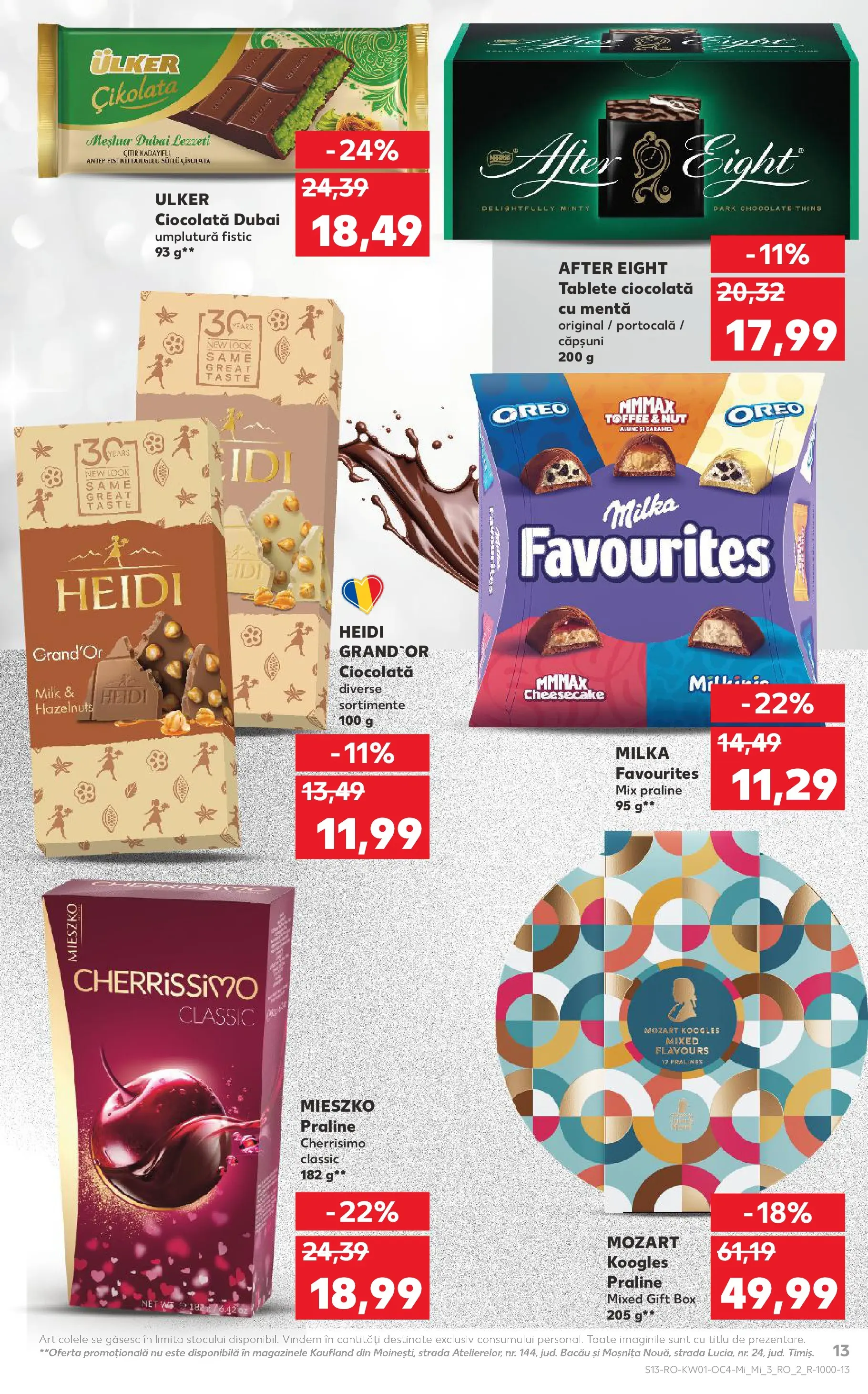 Catalog Kaufland - Viseu de Sus 31.12.2025 - Revista si Oferta | Pagină: 13 | Produse: Alune, Praline, Ciocolată, Fistic